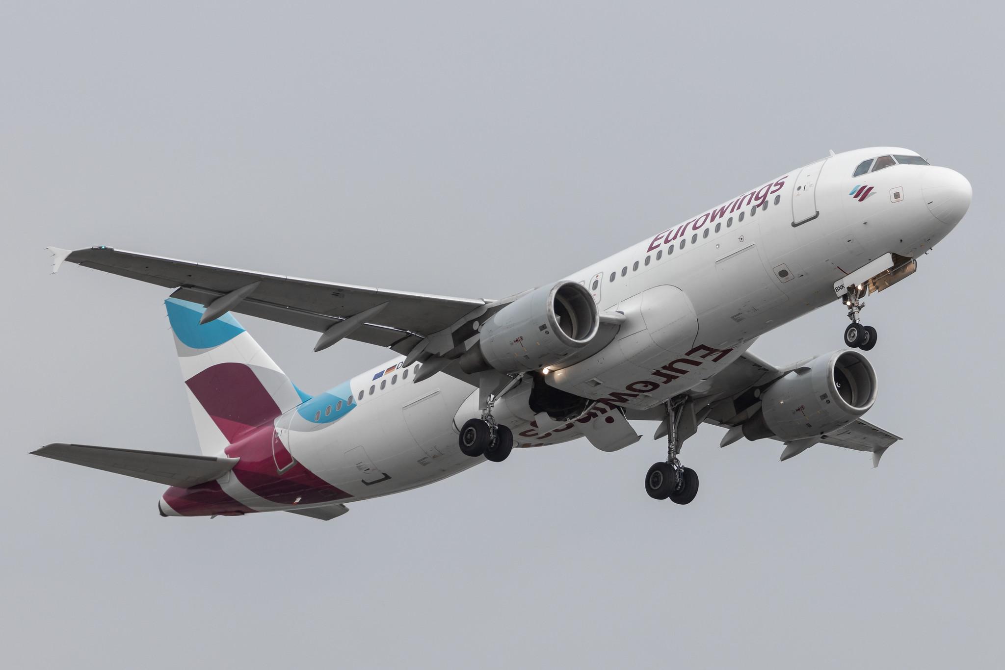 Hamburg Airport: Eurowings (EW / EWG) | Airbus A320-214 A320 | D-ABNK | MSN 1769