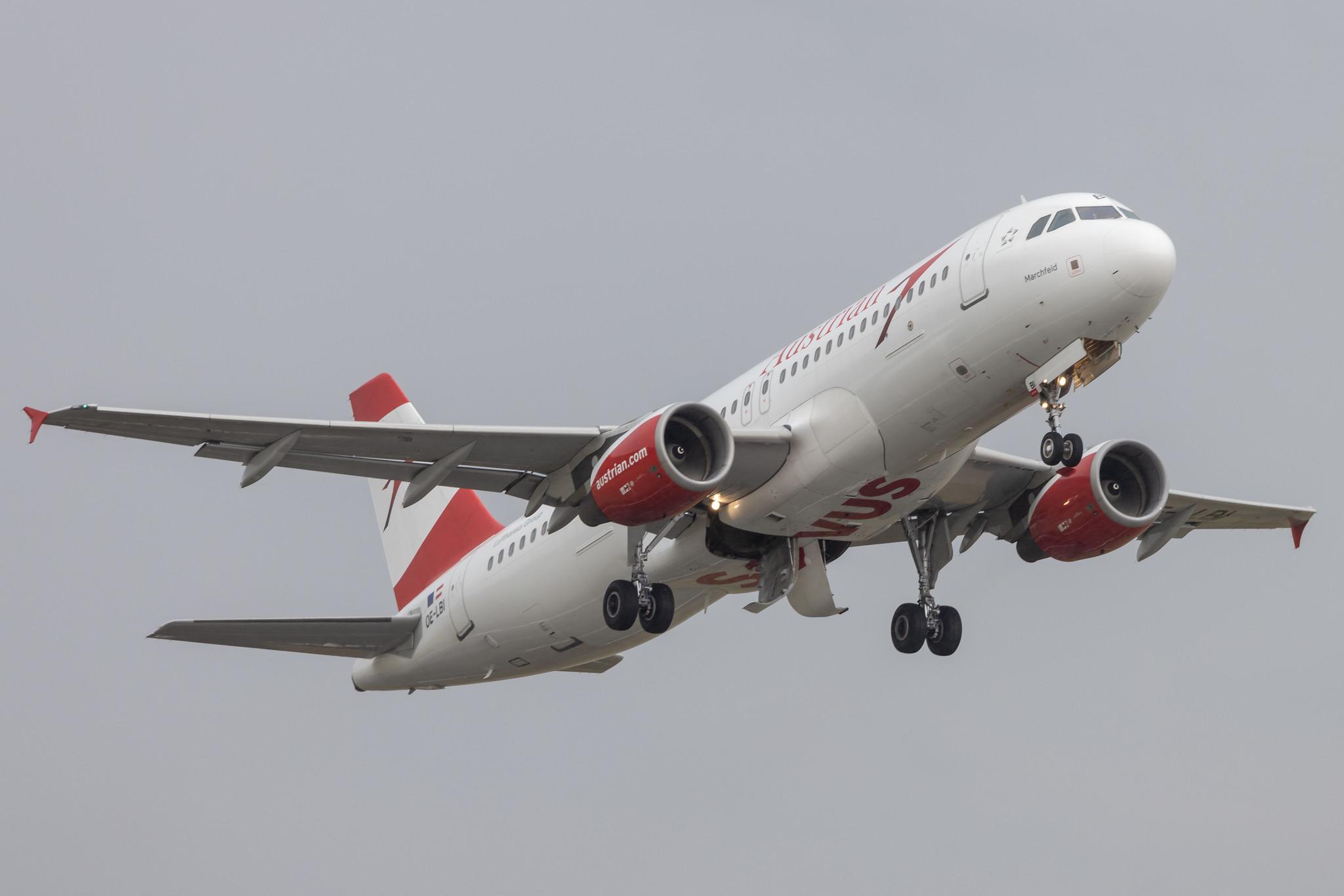 Hamburg Airport: Austrian Airlines (OS / AUA) | Airbus A320-214 A320 | OE-LBI | MSN 1937