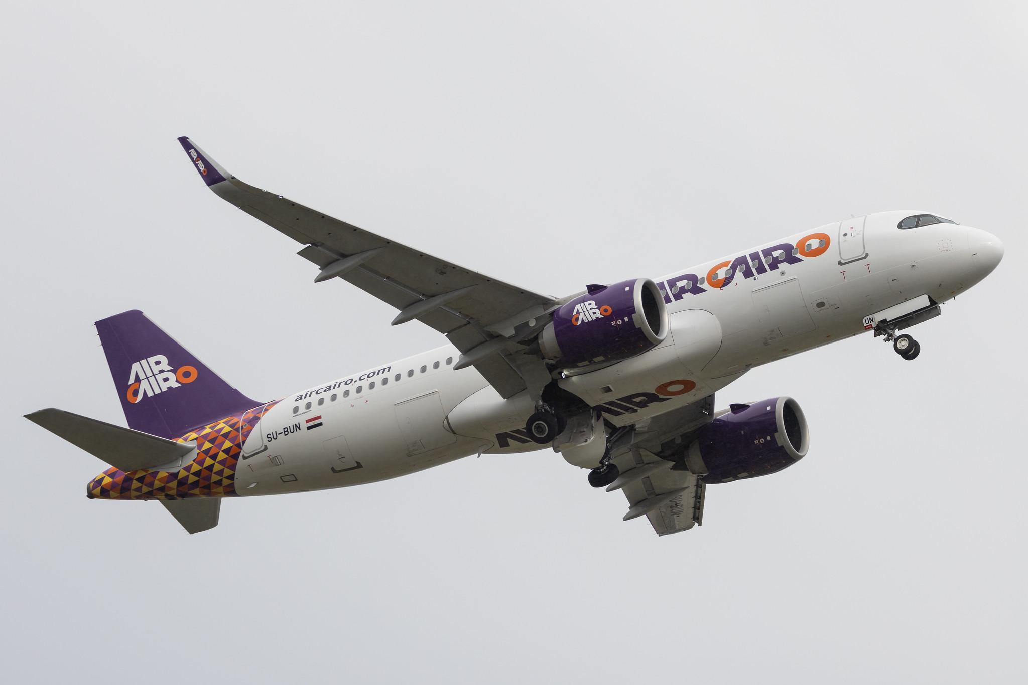 Hamburg Airport: Air Cairo (SM / MSC) | Airbus A320-251N A20N | SU-BUN | MSN 10680