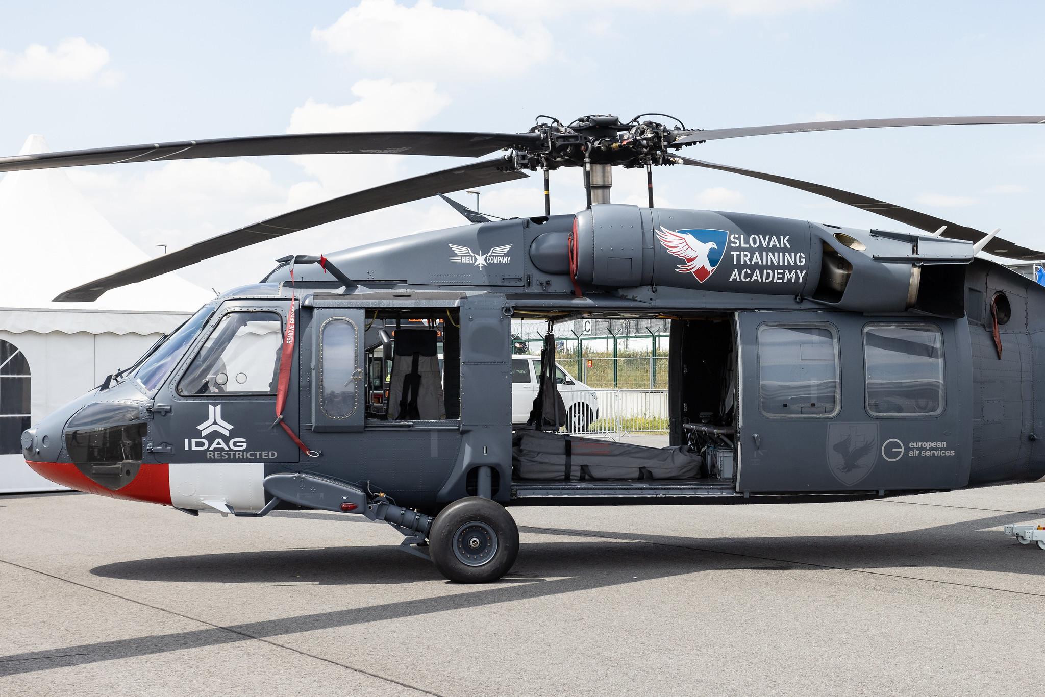ILA Berlin Air Show: Slovak Training Academy | Sikorsky UH-60A Blackhawk H60 | OM-BHK | MSN 81-23552