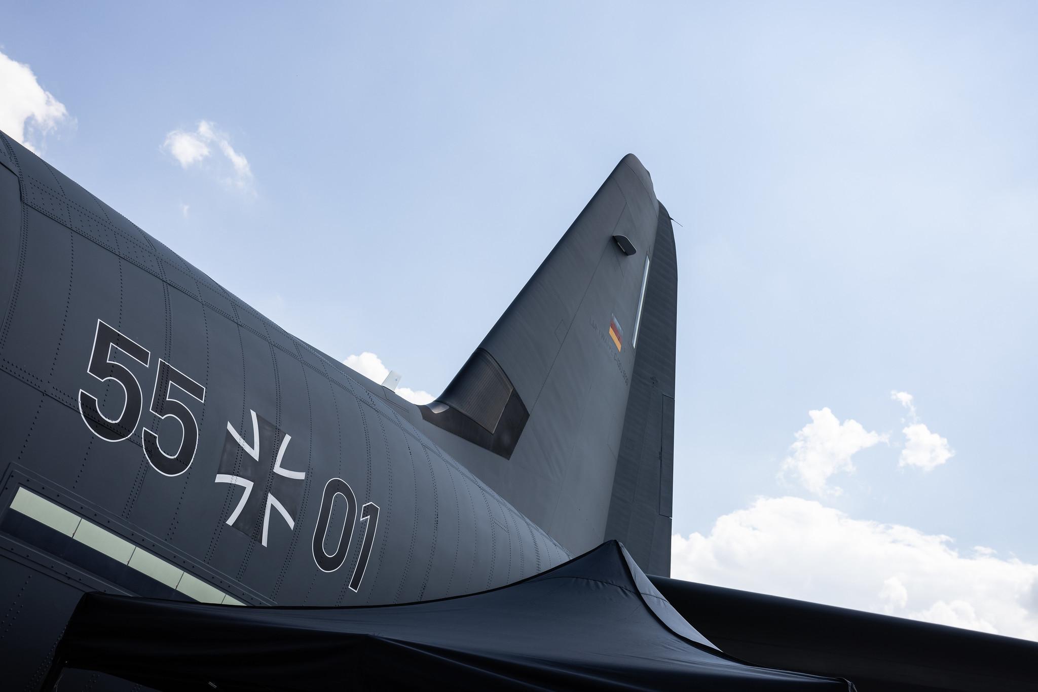 ILA Berlin Air Show: German Air Force (/ GAF) | Lockheed Martin C-130J-30 Hercules C130 | 55+01 | MSN 5930