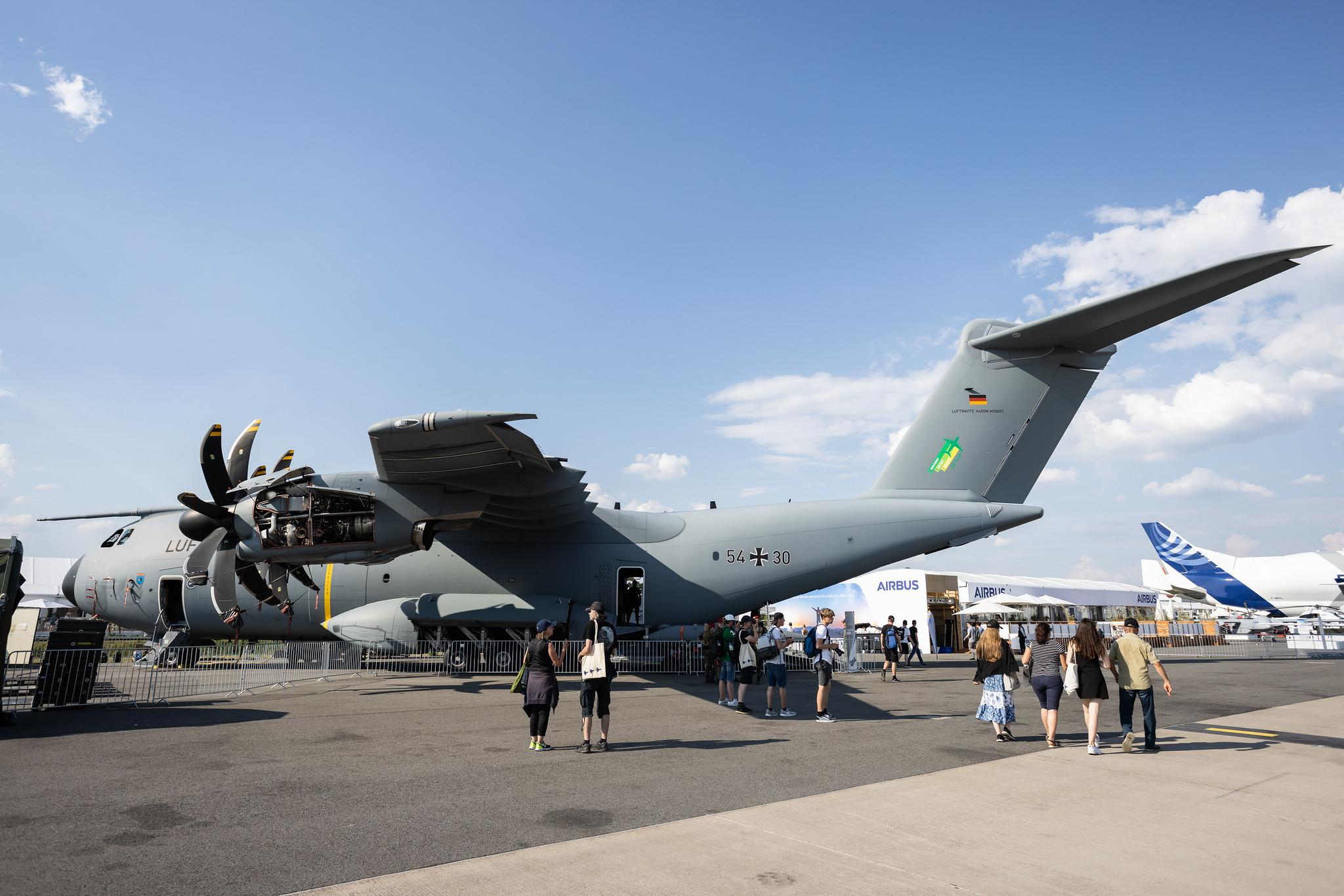 ILA Berlin Air Show: German Air Force (/ GAF) | Airbus A400M-180 A400 | 54+30 | MSN 091