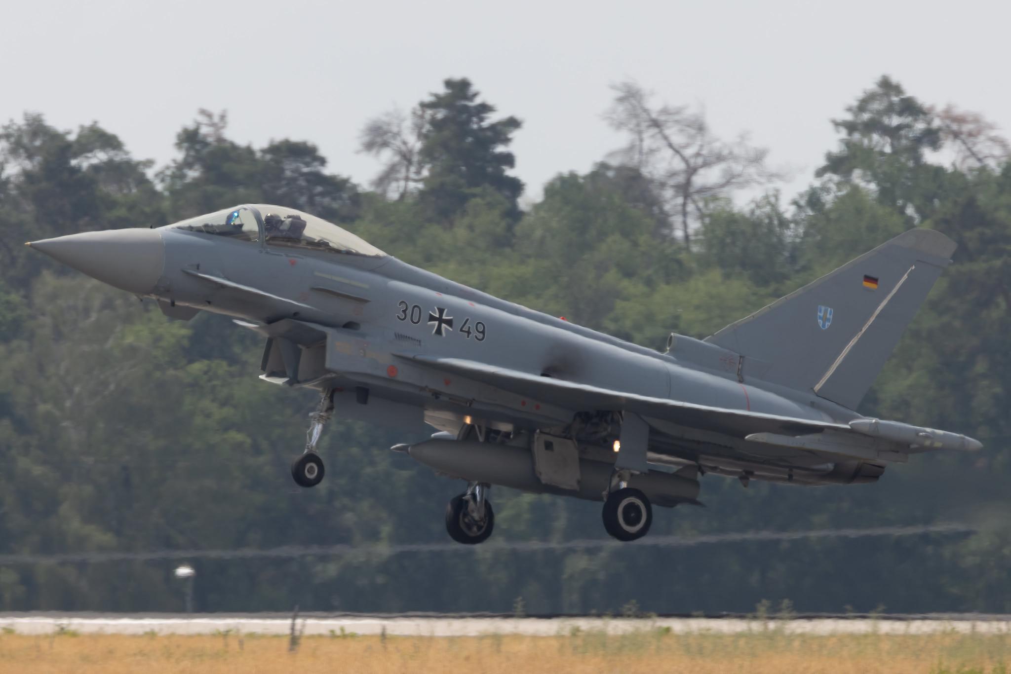 ILA Berlin Air Show: German Air Force (/ GAF) | Eurofighter Typhoon EF2000 EUFI | 30+49 | MSN GS0034