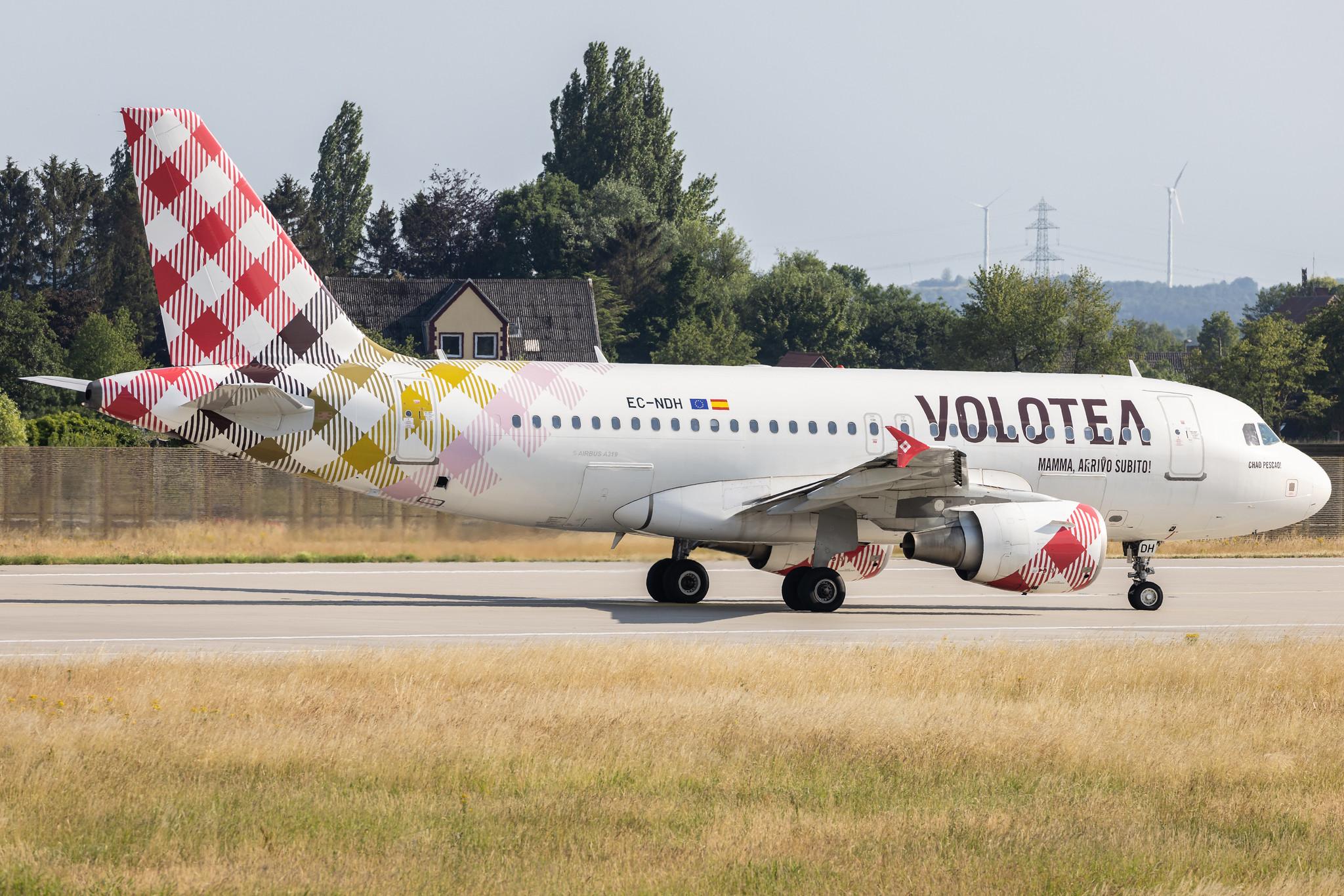 Hamburg Finkenwerder: Volotea (V7 / VOE) | Airbus A319-111 A319 | EC-NDH | MSN 03403