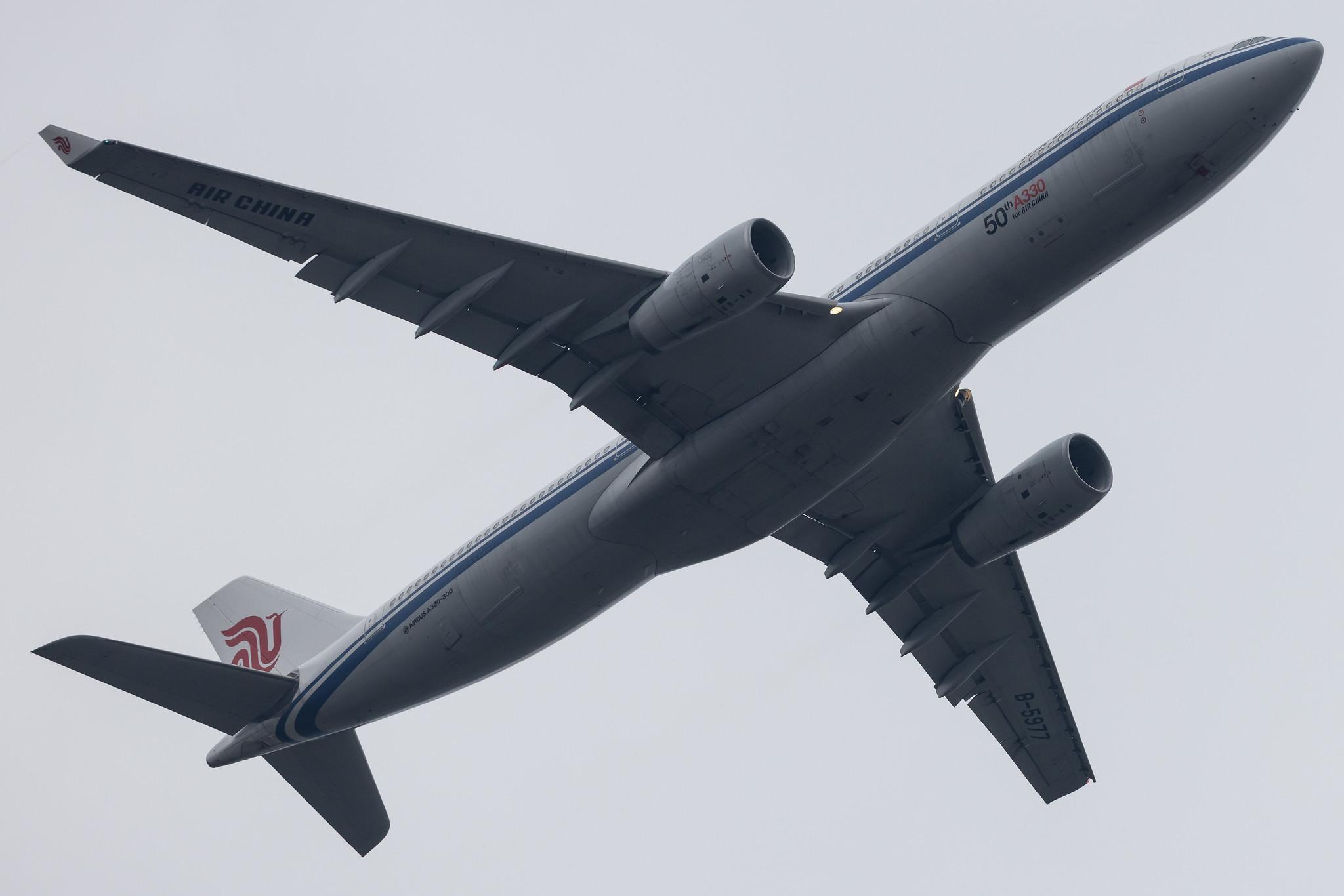 Frankfurt Airport: Air China (CA / CCA) |  Airbus A330-343 A333 | B-5977 | MSN 1658