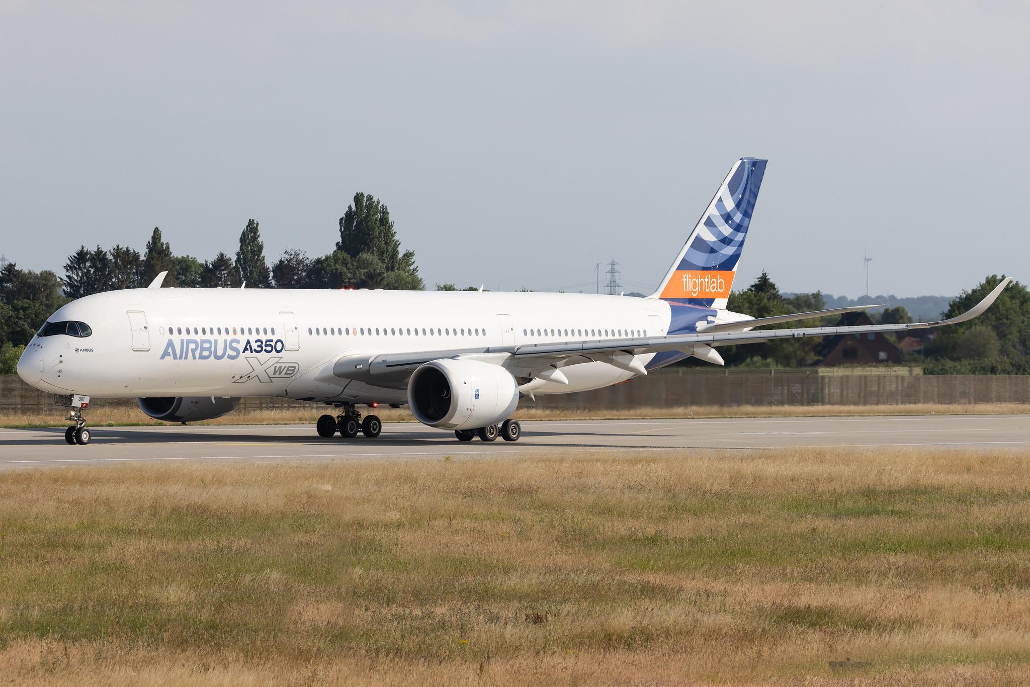 Hamburg Finkenwerder: Airbus (/ AIB) |  Airbus A350-941 A359 | F-WXWB | MSN 001