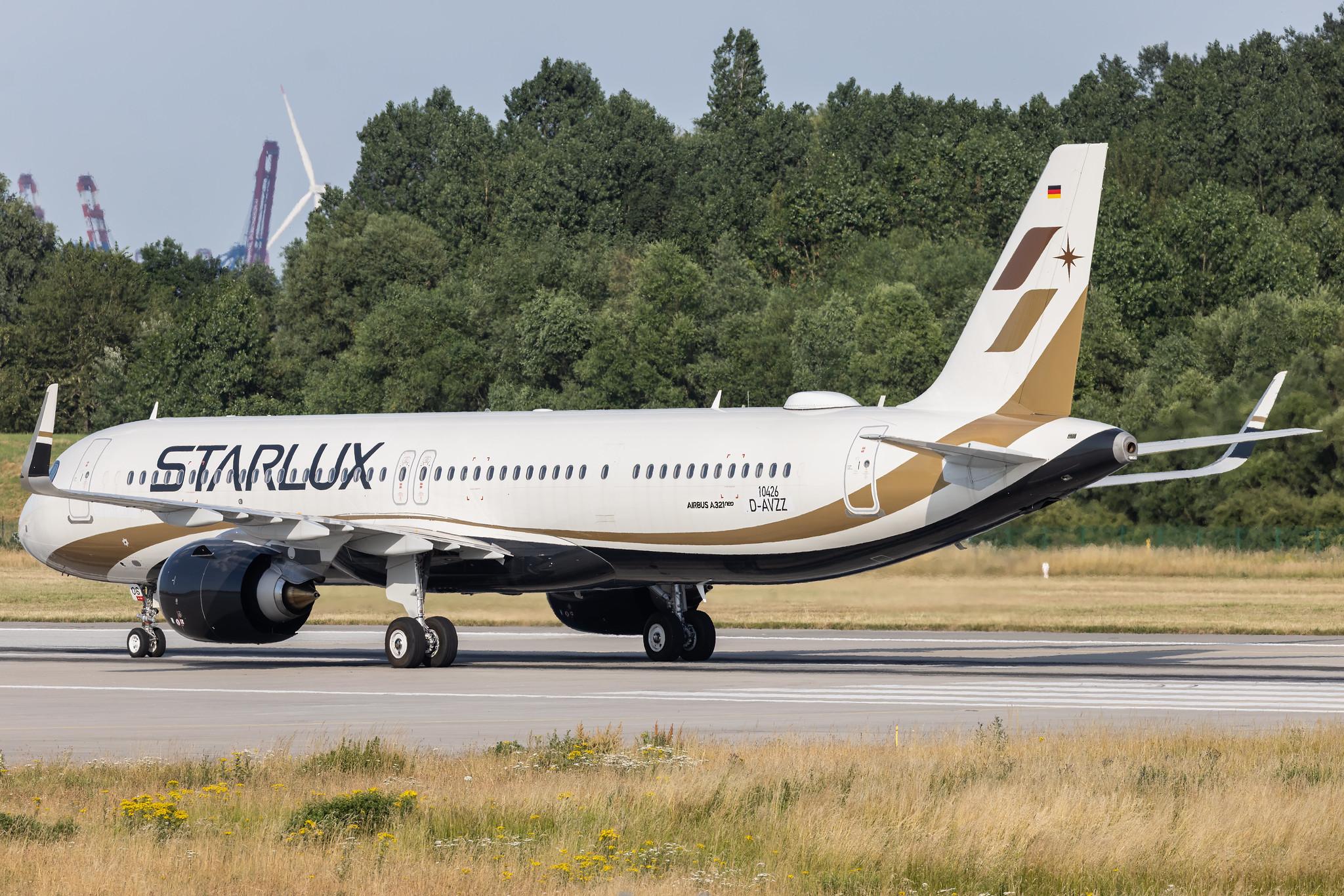 Hamburg Finkenwerder: Starlux Airlines (JX / SJX) | Airbus A321-252NX A21N | D-AVZZ | B-58206 | MSN 10426