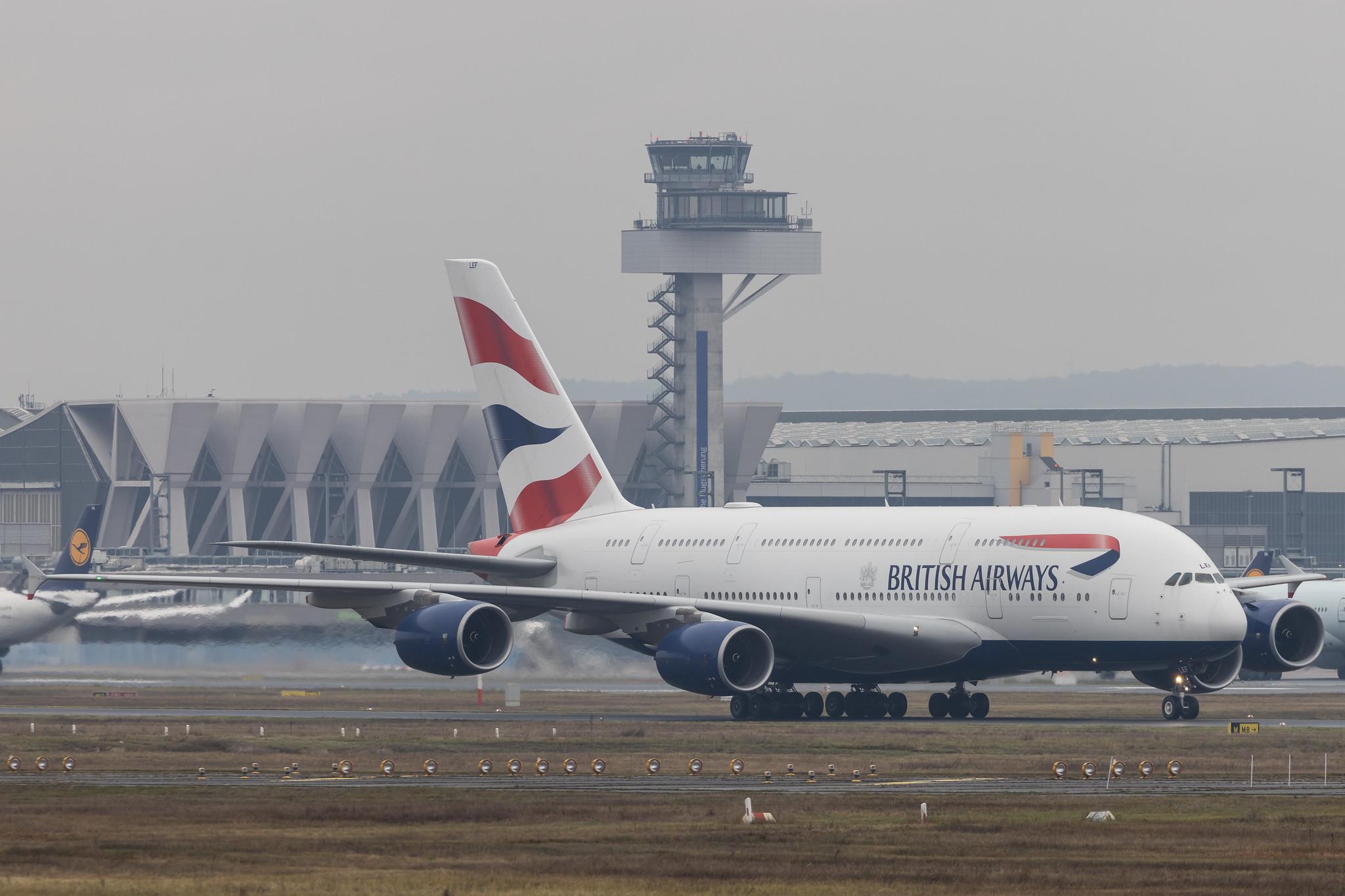 Frankfurt Airport: British Airways (BA / BAW) |  Airbus A380-841 A388 | G-XLEF | MSN 151