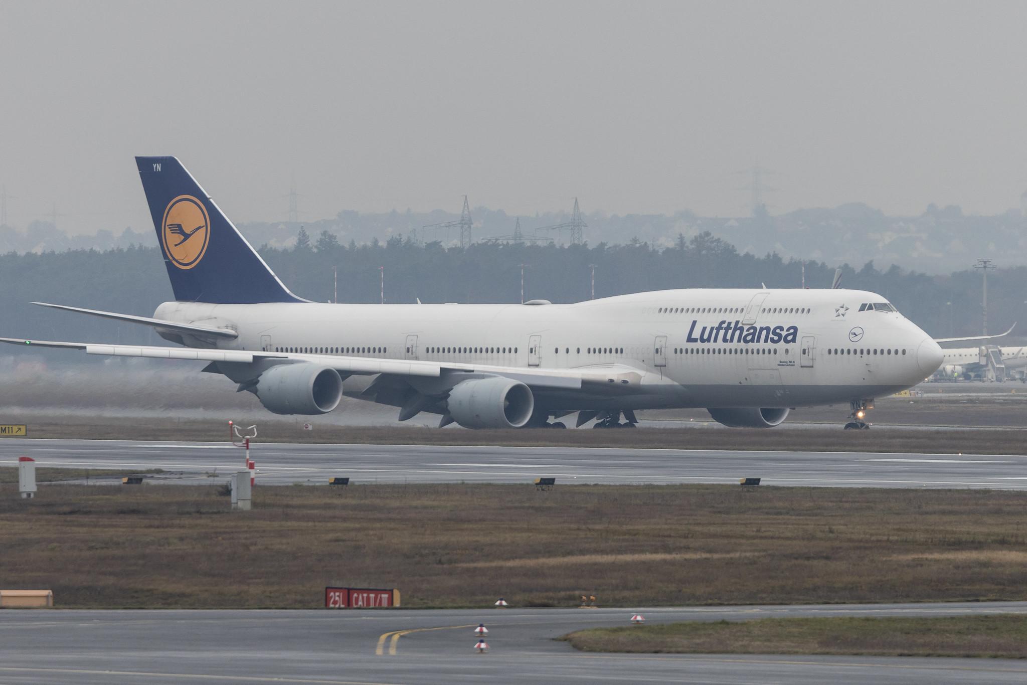 Frankfurt Airport: Lufthansa (LH / DLH) |  Boeing 747-830 B748 | D-ABYN | MSN 37838