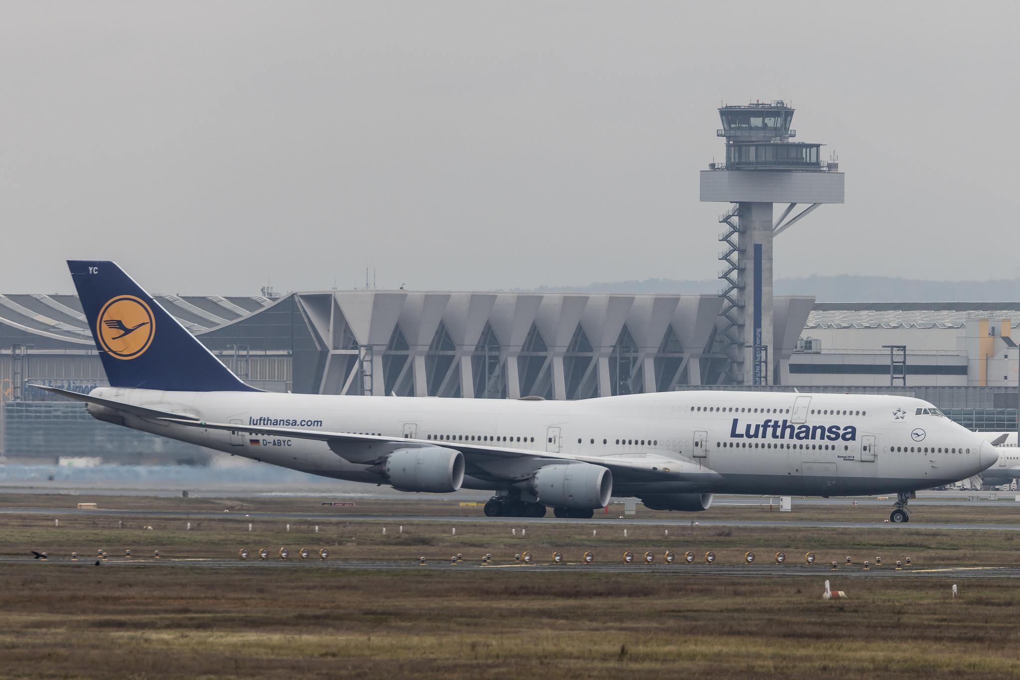 Frankfurt Airport: Lufthansa (LH / DLH) |  Boeing 747-830 B748 | D-ABYC | MSN 37828