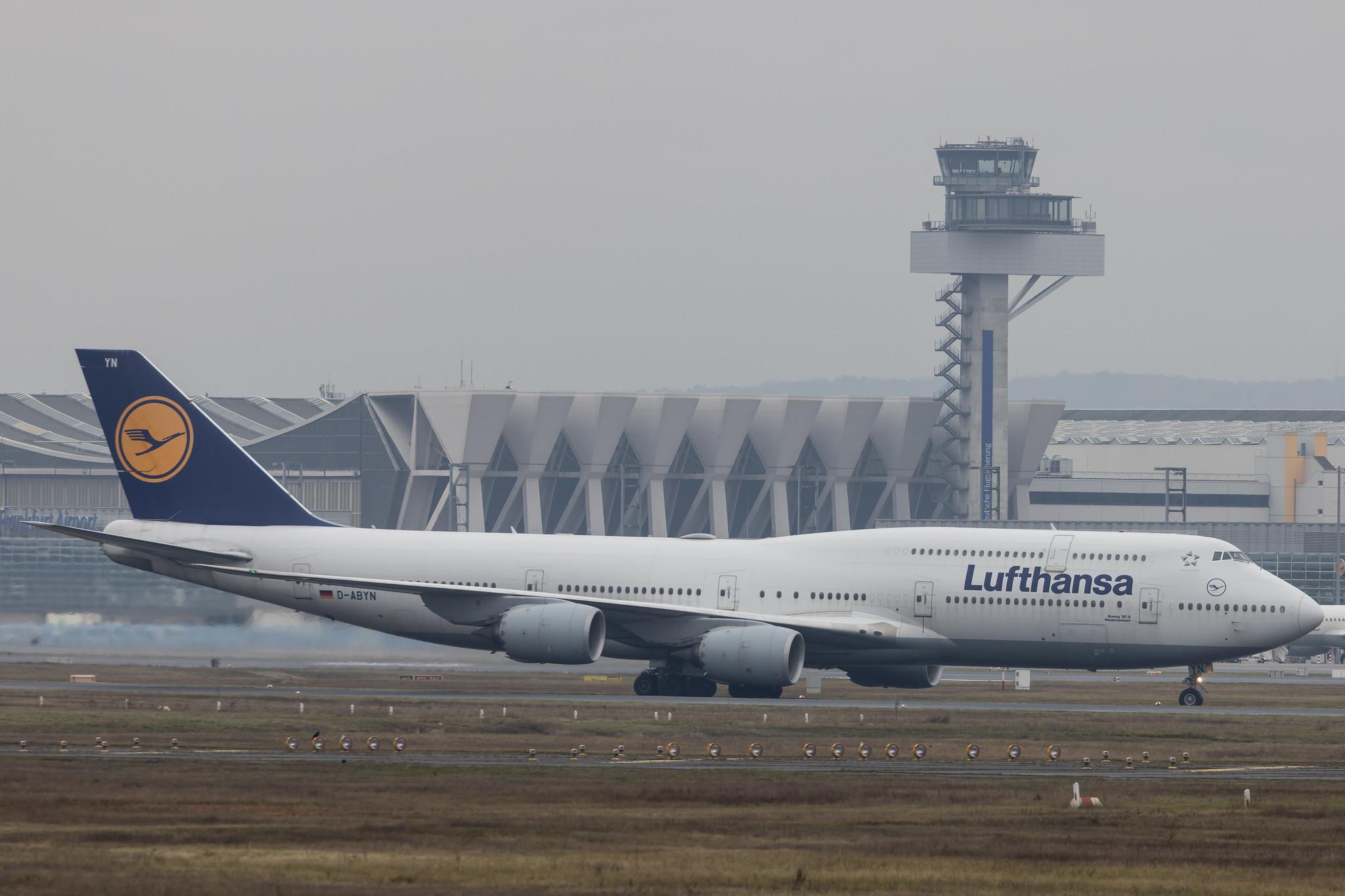 Frankfurt Airport: Lufthansa (LH / DLH) |  Boeing 747-830 B748 | D-ABYN | MSN 37838