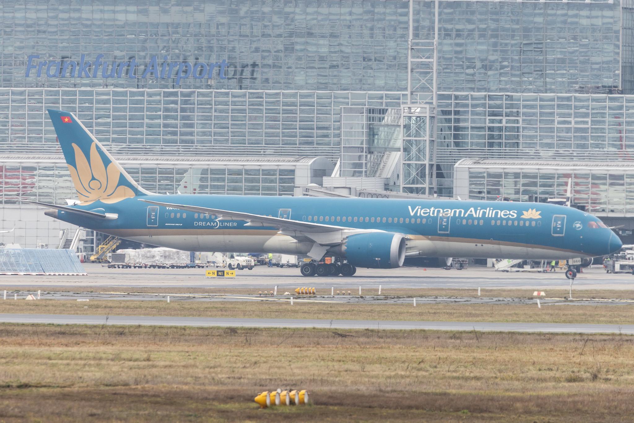 Frankfurt Airport: Vietnam Airlines (VN / HVN) |  Boeing 787-9 Dreamliner B789 | VN-A866 | MSN 38762