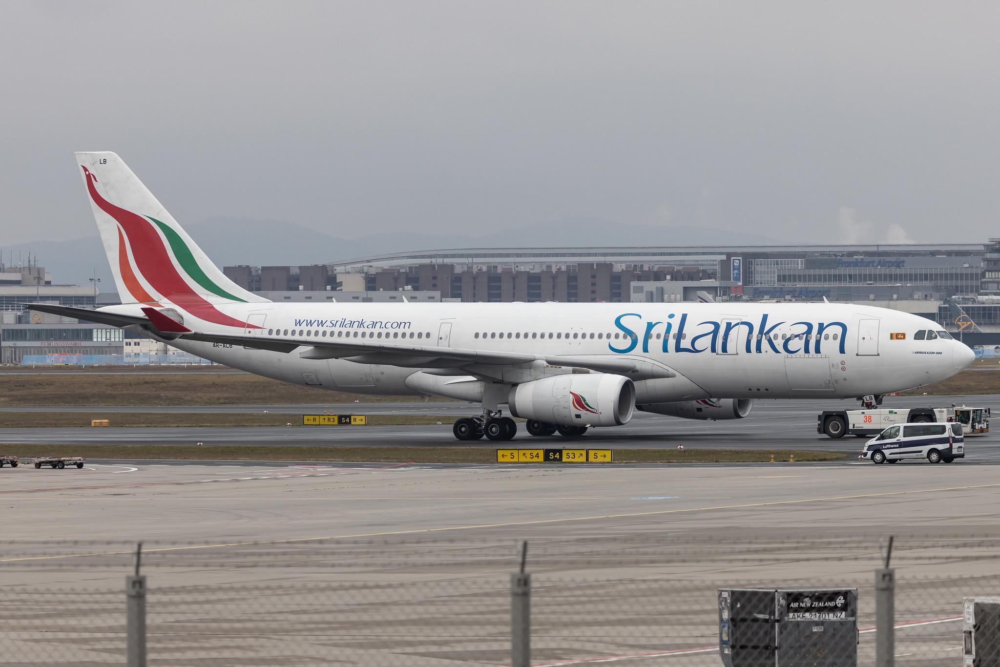 Frankfurt Airport: SriLankan Airlines (UL / ALK) |  Airbus A330-243 A332 | 4R-ALB | MSN 0306