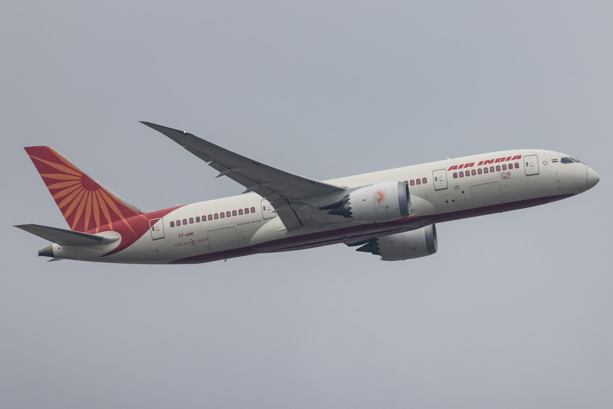 Frankfurt Airport: Air India (AI / AIC) |  Boeing 787-8 Dreamliner B788 | VT-ANK | MSN 36282