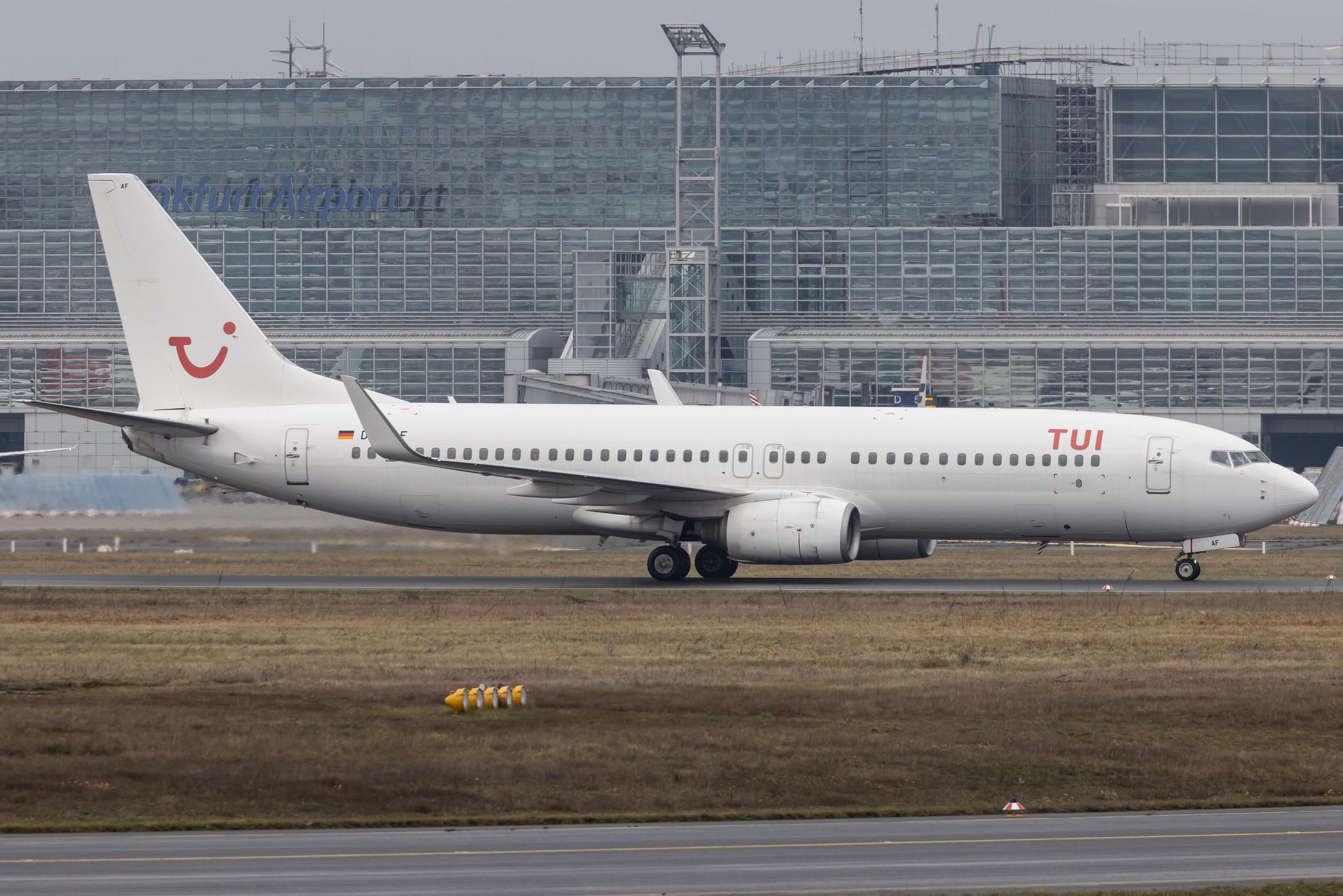 Frankfurt Airport: TUI (X3 / TUI) | Operator: TUI fly |  Boeing 737-86J B738 | D-ABAF | MSN 30878