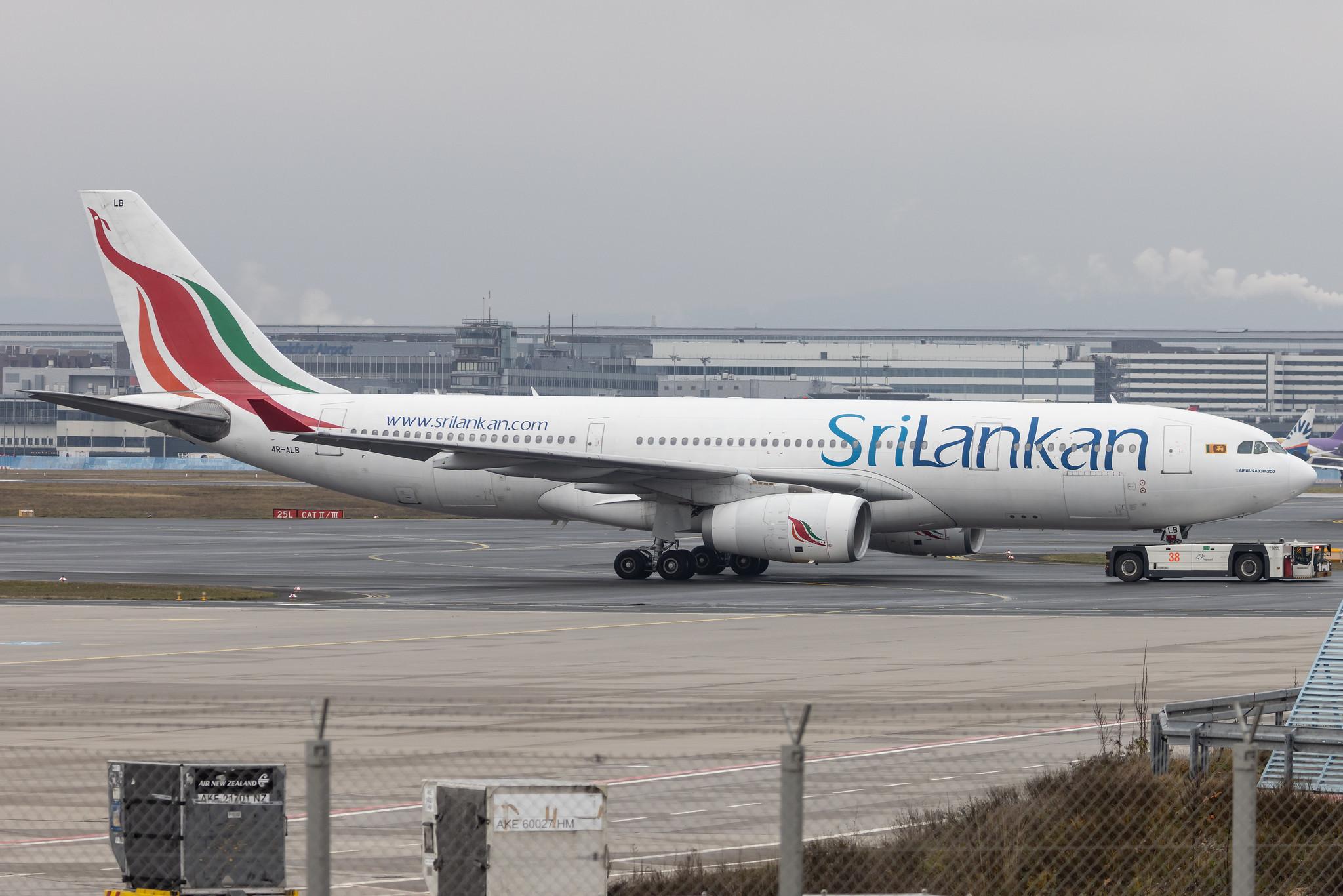 Frankfurt Airport: SriLankan Airlines (UL / ALK) |  Airbus A330-243 A332 | 4R-ALB | MSN 0306