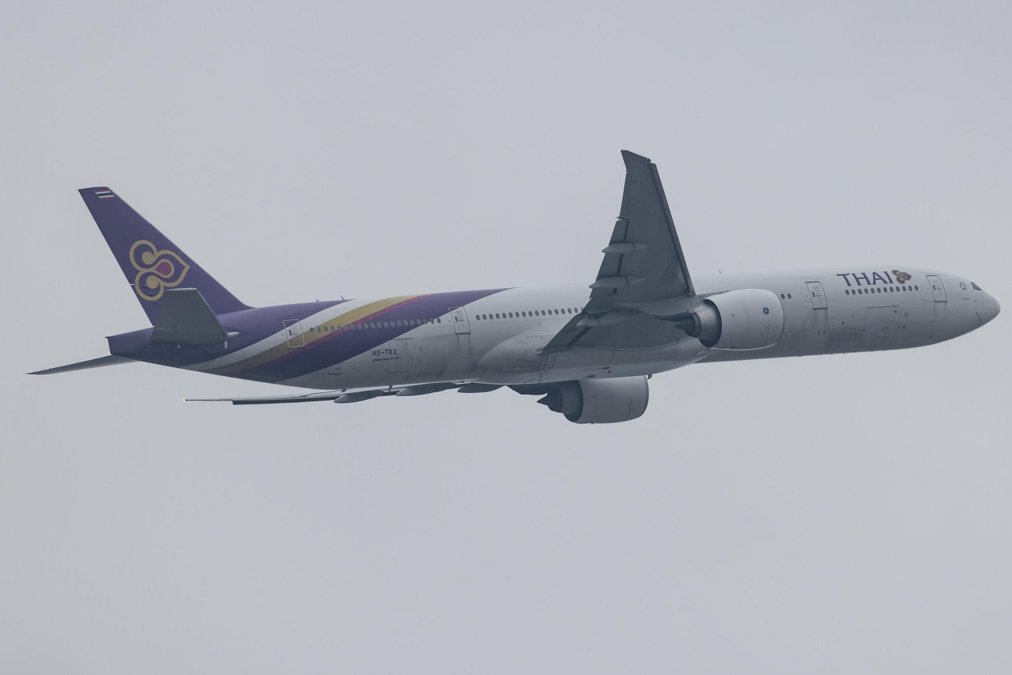 Frankfurt Airport: Thai Airways (TG / THA) |  Boeing 777-3D7(ER) B77W | HS-TKX | MSN 42113