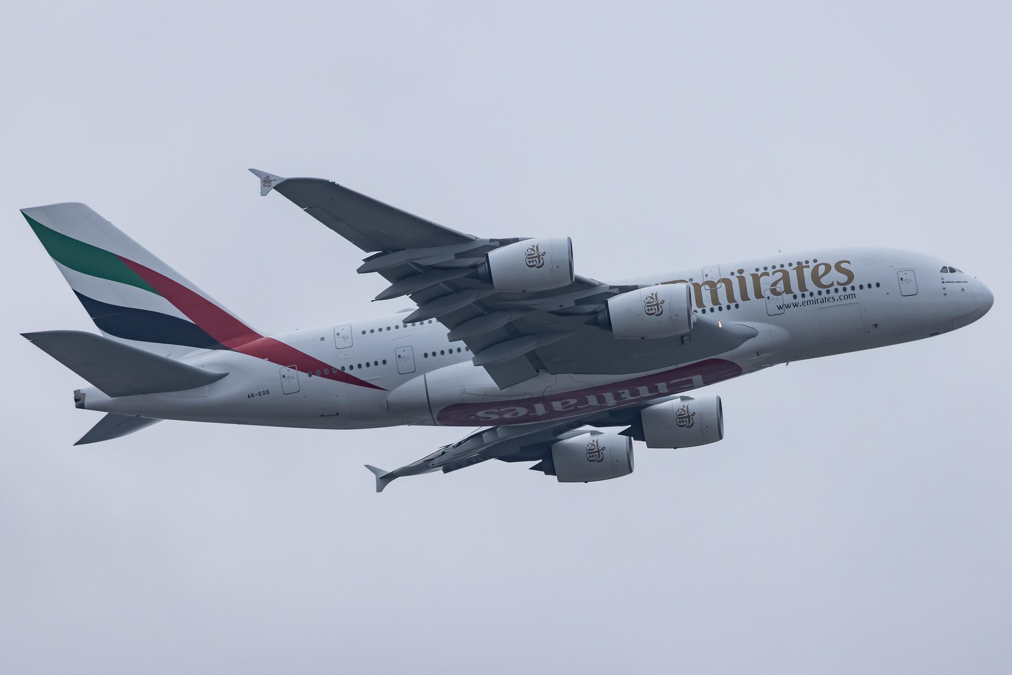 Frankfurt Airport: Emirates (EK / UAE) |  Airbus A380-861 A388 | A6-EOD | MSN 168