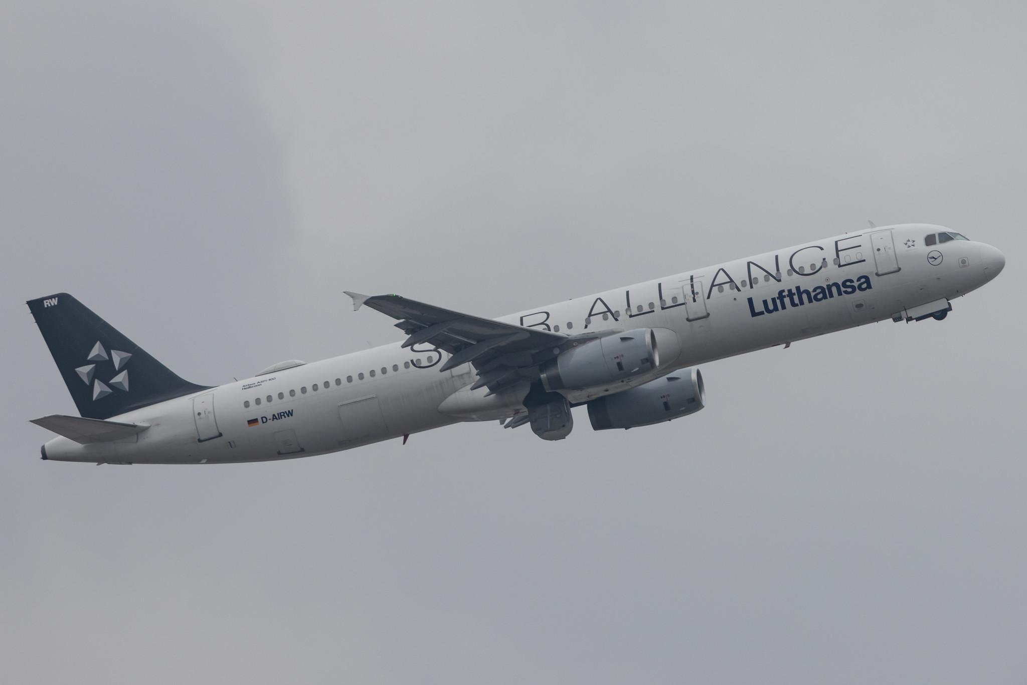 Frankfurt Airport: Lufthansa (LH / DLH) |  Livery: Star Alliance Livery |  Airbus A321-131 A321 | D-AIRW | MSN 0699