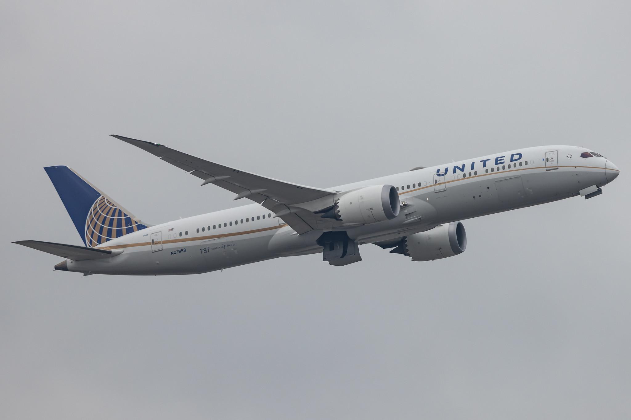 Frankfurt Airport: United Airlines (UA / UAL) |  Boeing 787-9 Dreamliner B789 | N27958 | MSN 36406