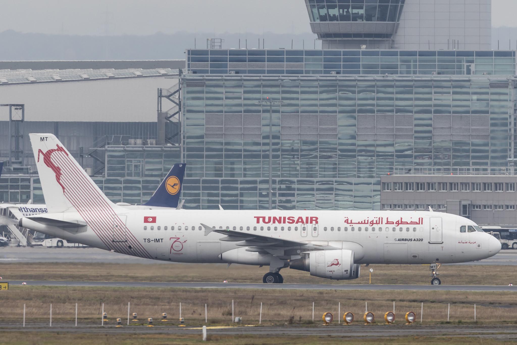 Frankfurt Airport: Tunisair (TU / TAR) |  Airbus A320-214 A320 | TS-IMT | MSN 5204