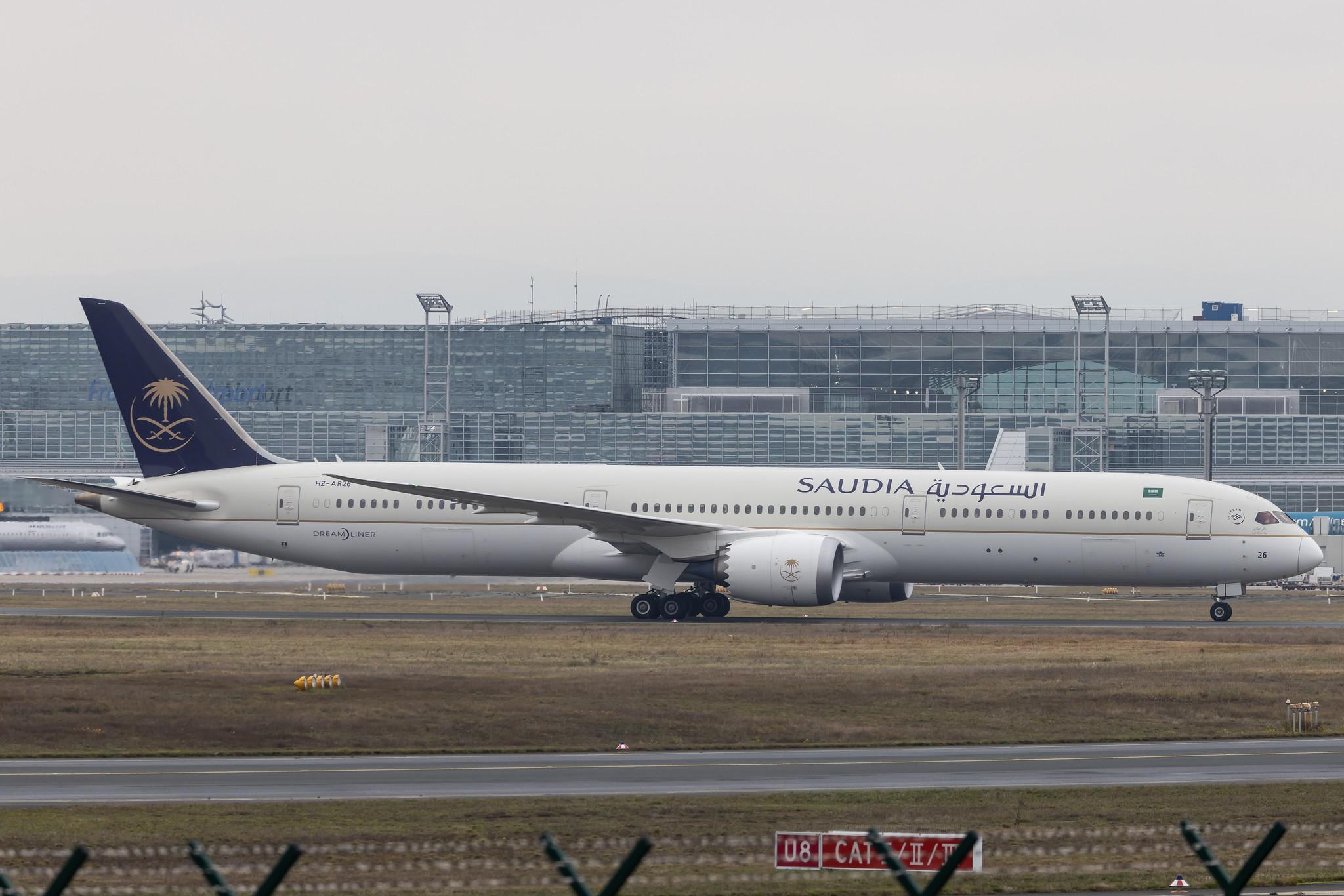 Frankfurt Airport: Saudia (SV / SVA) |  Boeing 787-10 Dreamliner B78X | HZ-AR26 | MSN 40057