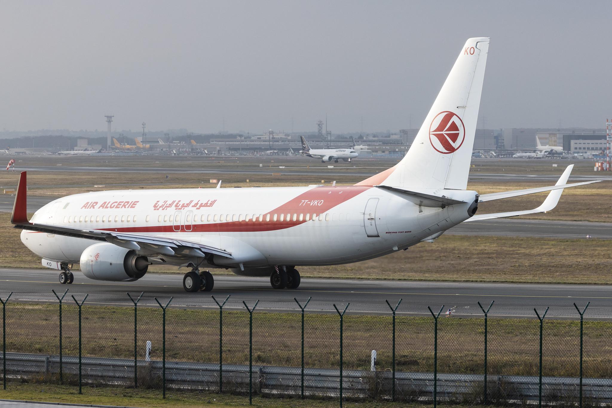 Frankfurt Airport: Air Algerie (AH / DAH) |  Boeing 737-8D6 B738 | 7T-VKO | MSN 60751