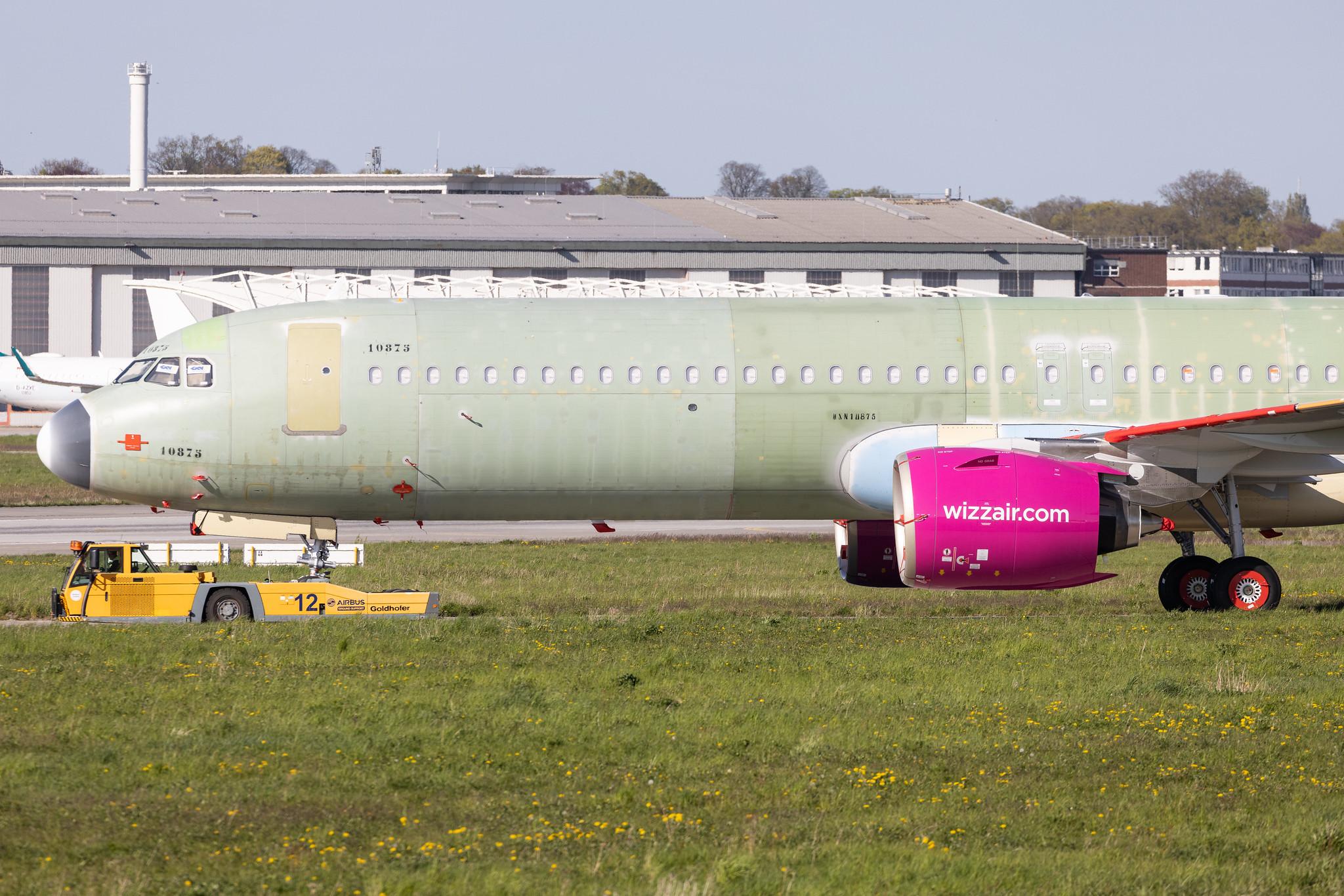 Hamburg Finkenwerder: Wizz Air (W6 / WZZ) | Airbus A321-271NX A21N | D-AZYO | HA-LZP | MSN 10875