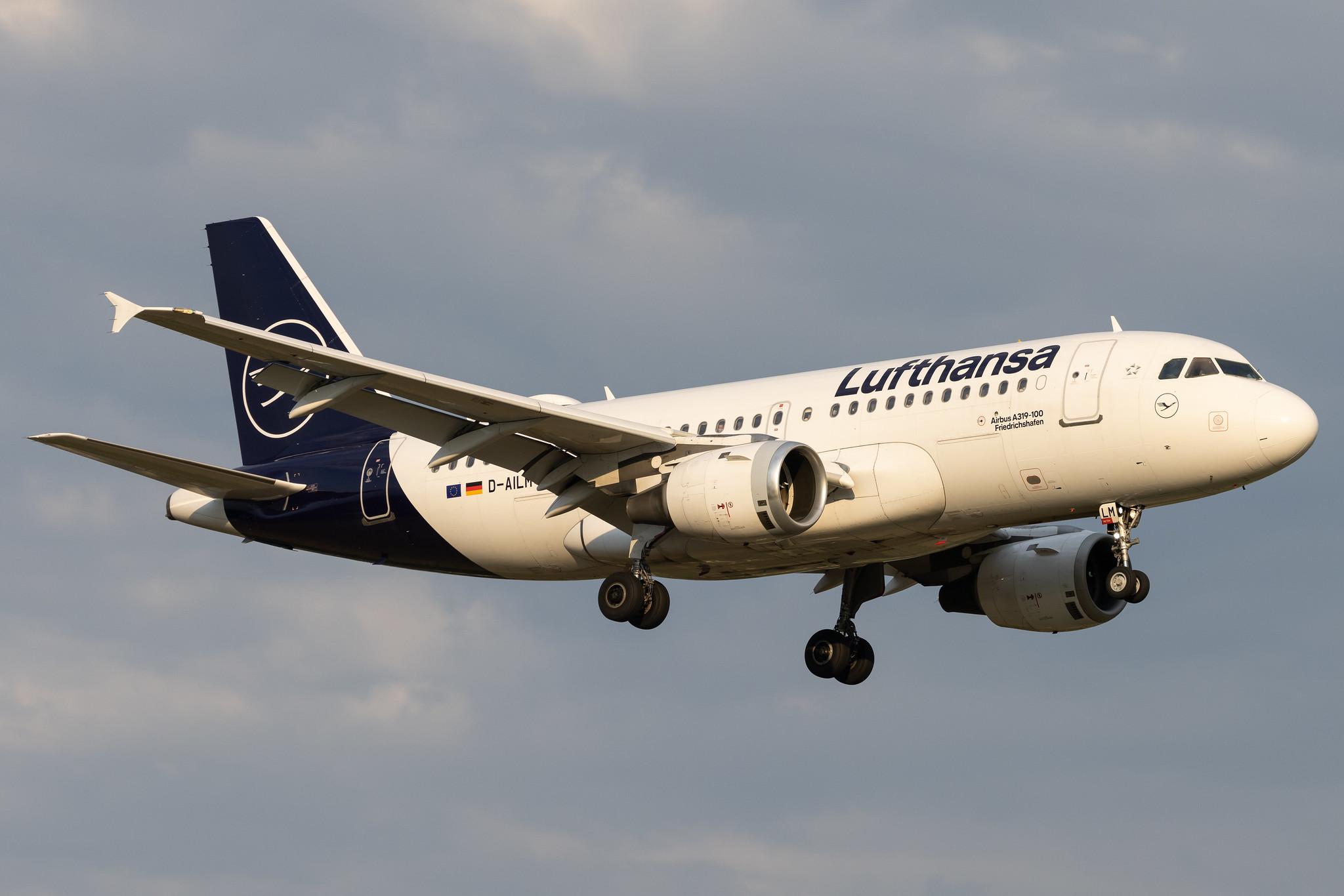 Hamburg Airport: Lufthansa (LH / DLH) | Airbus A319-114 A319 | D-AILM | MSN 0694