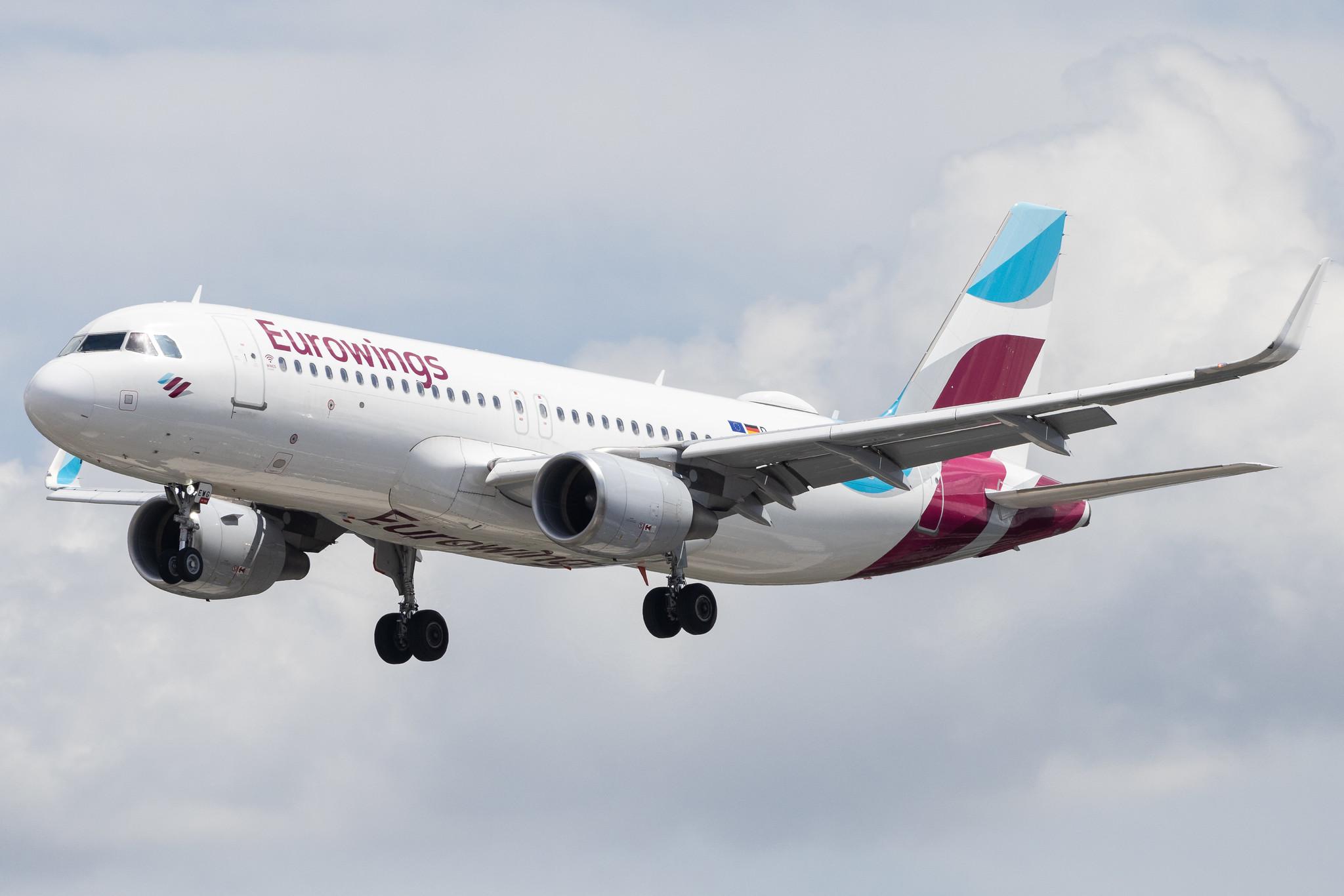 Hamburg Airport: Eurowings (EW / EWG) | Airbus A320-214 A320 | D-AEWG | MSN 7121