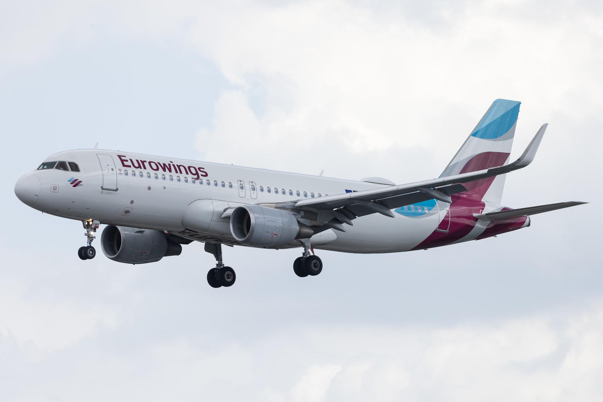 Hamburg Airport: Eurowings (EW / EWG) | Airbus A320-214 A320 | D-AEWP | MSN 7377