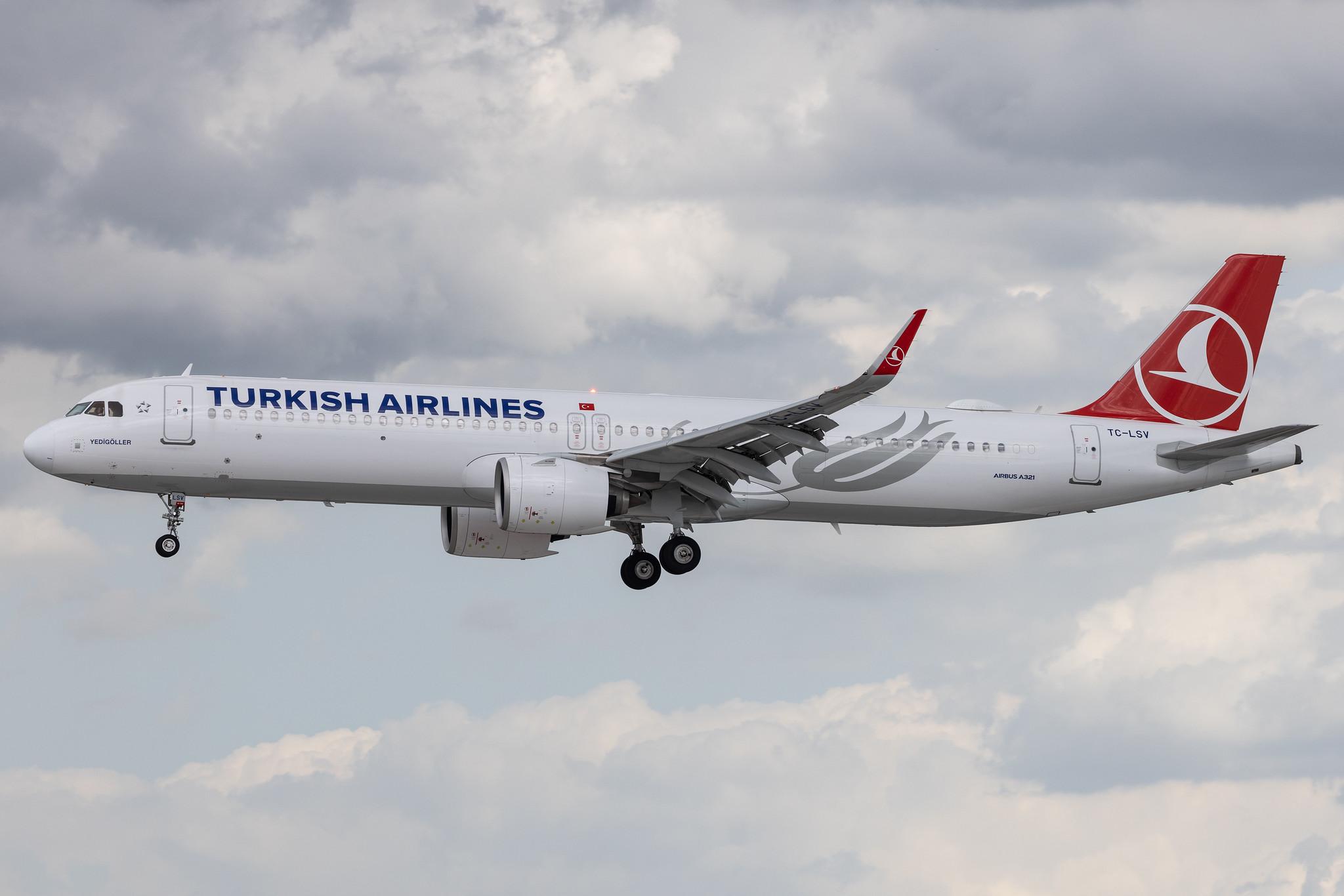 Hamburg Airport: Turkish Airlines (TK / THY) | Airbus A321-271NX A21N | TC-LSV | MSN 09496