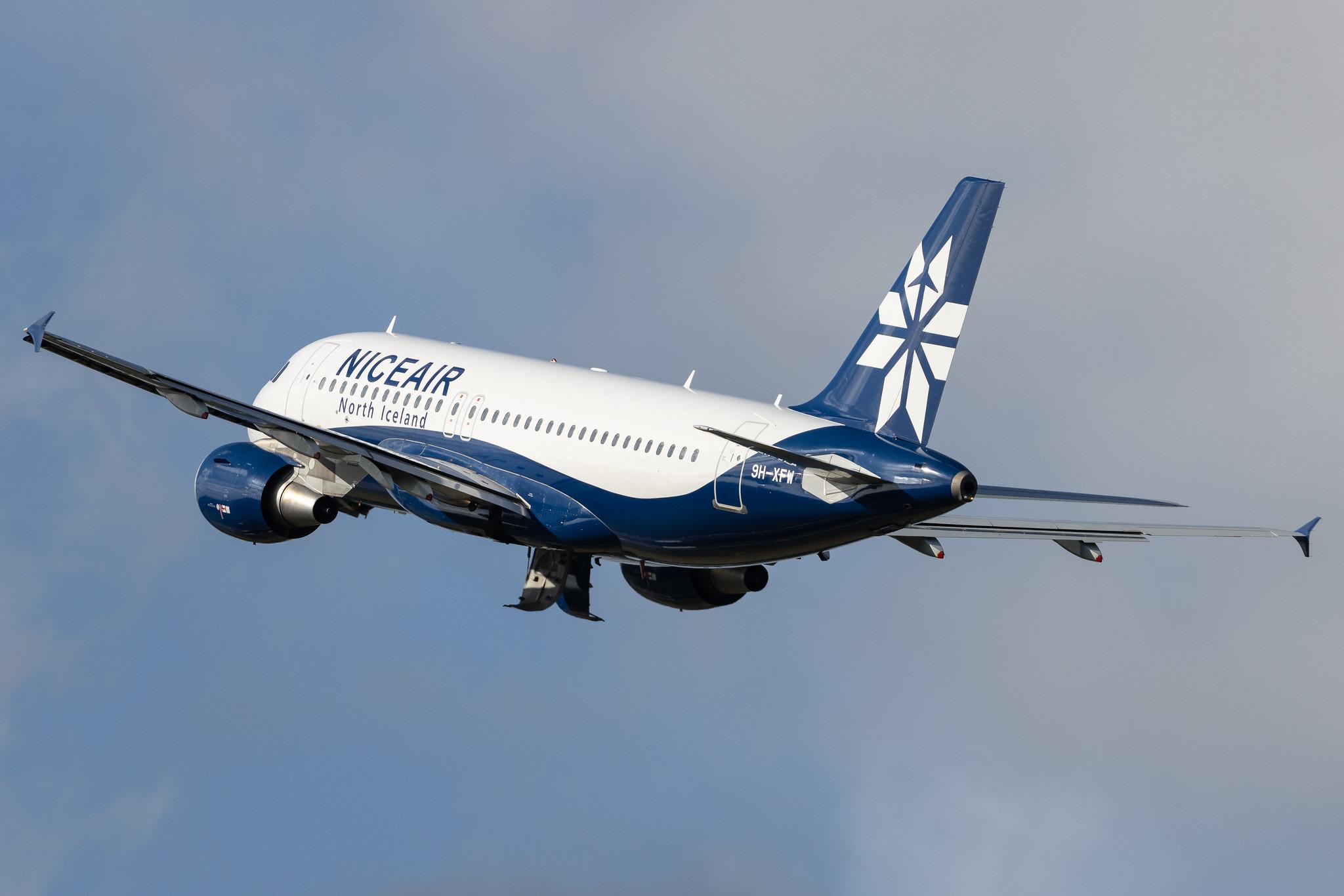 Hamburg Airport: Niceair (5M / HFM) | Operator: Hi Fly Malta | Airbus A319-112 A319 | 9H-XFW | MSN 3689