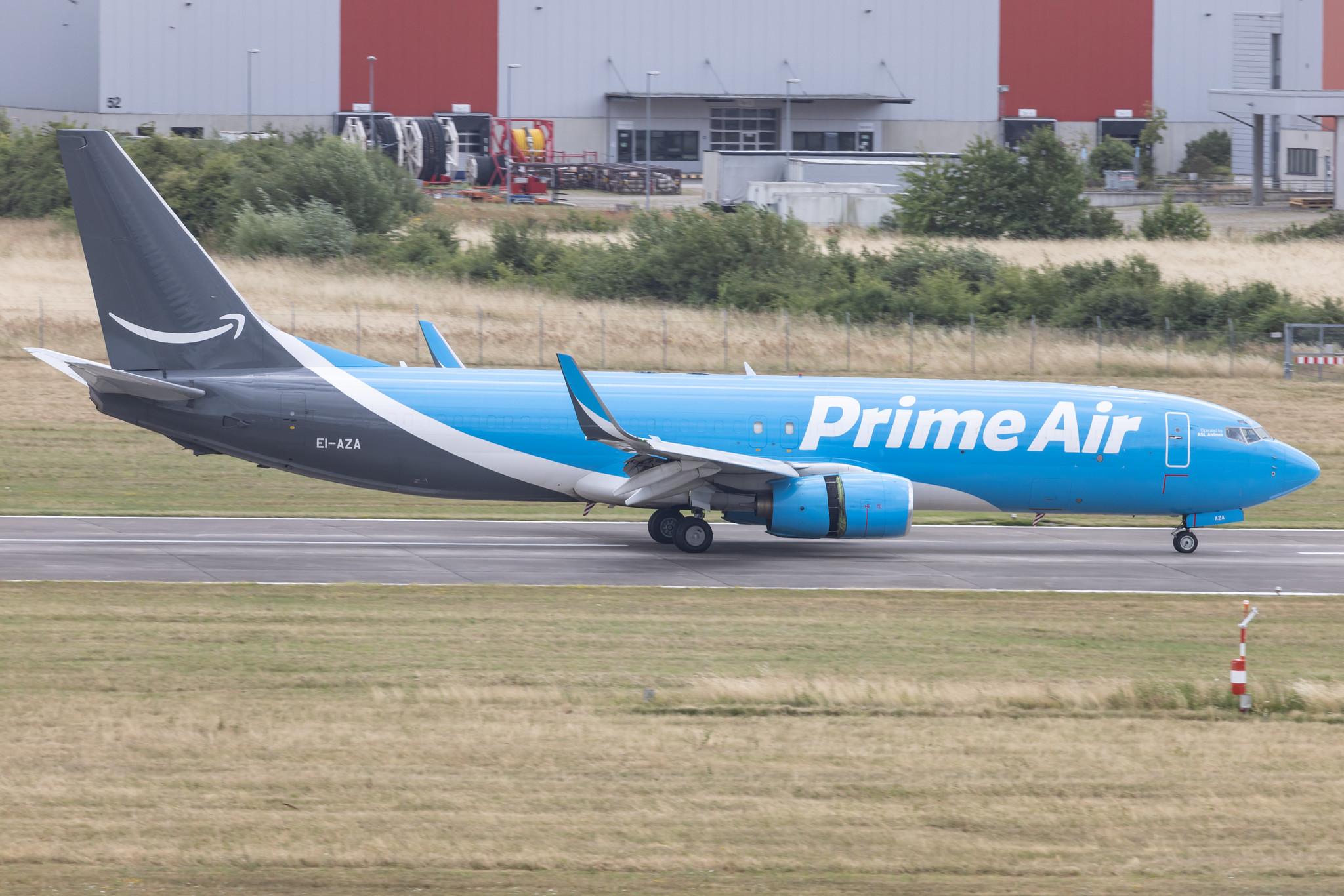 Hannover Airport: Amazon Air | Boeing 737-86N(SF) B378 | EI-AZA | MSN 28655