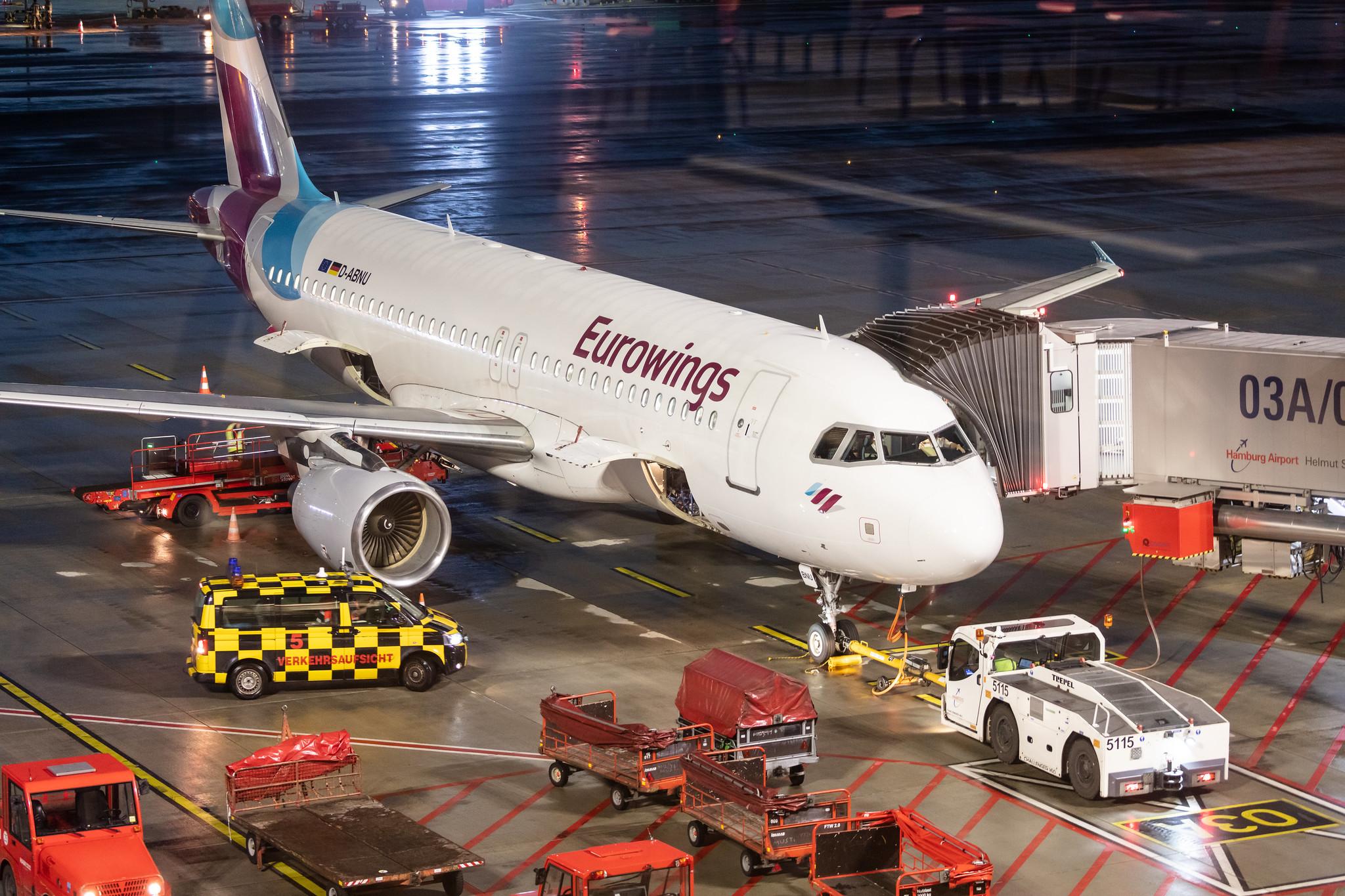 Hamburg Airport: Eurowings (EW / EWG) |  Airbus A320-214 A320 | D-ABNU | MSN 2591