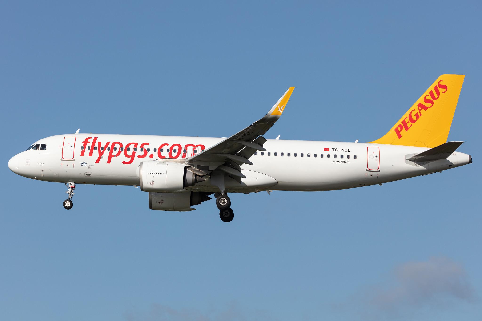 Hamburg Airport: Pegasus (PC / PGT) | Operator: Pegasus Airlines |  Airbus A320-251N A20N | TC-NCL | MSN 09411