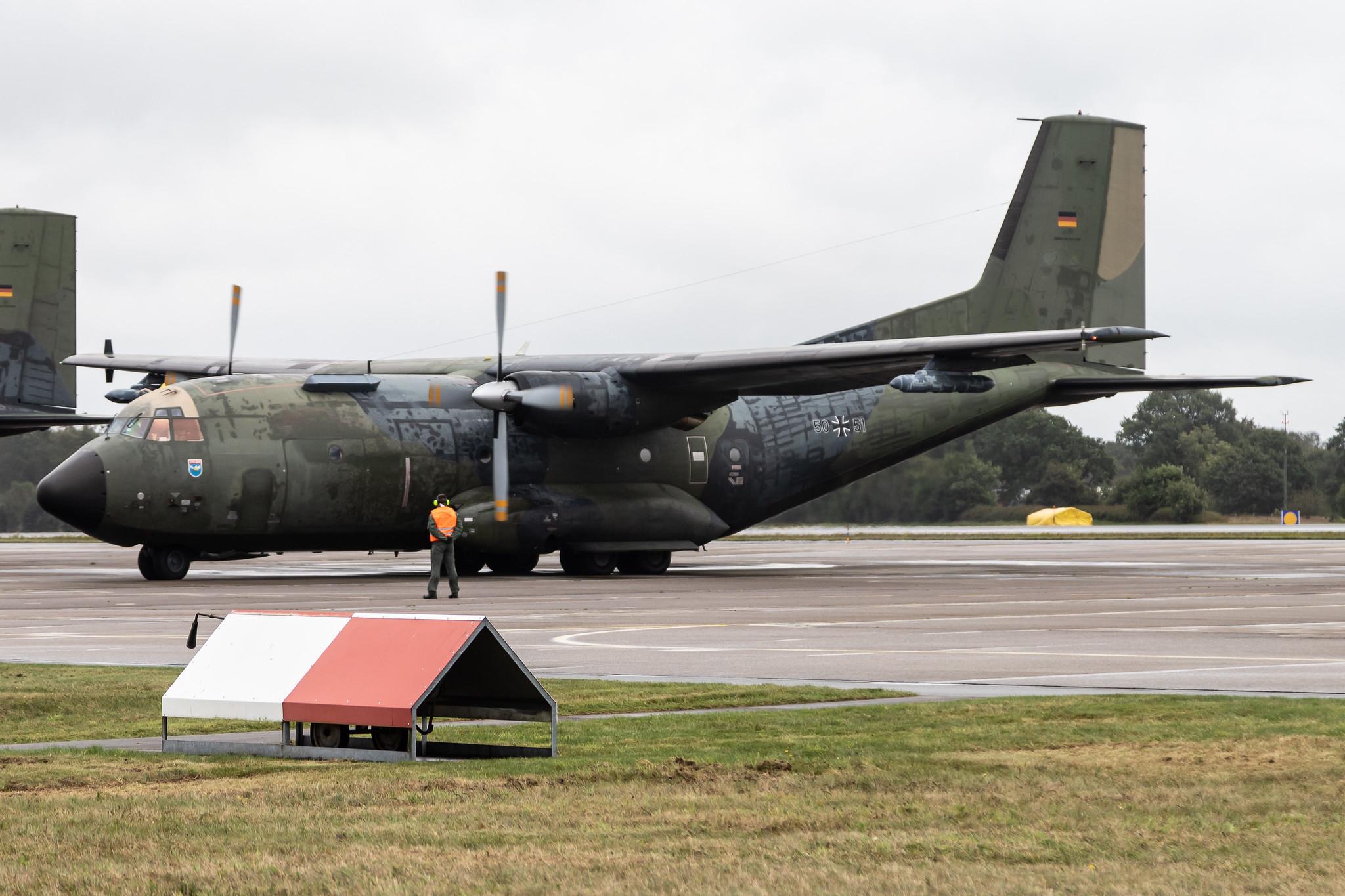 Fliegerhorst Hohn: German Air Force (/ GAF) | Transall C-160D C160 | 50+51 | MSN D73
