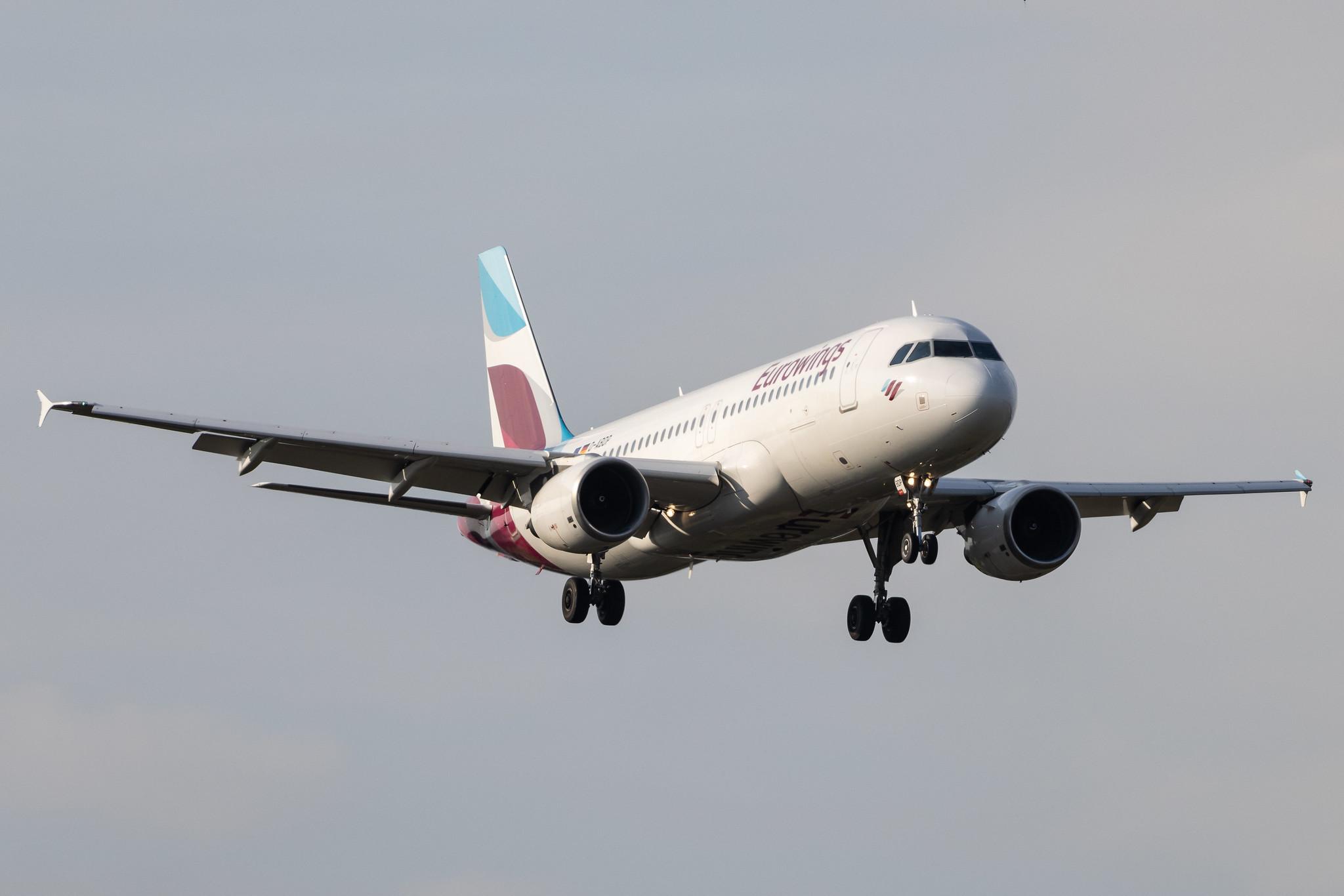 Hamburg Airport: Eurowings (EW / EWG) | Airbus A320-214 A320 | D-ABDP | MSN 3093