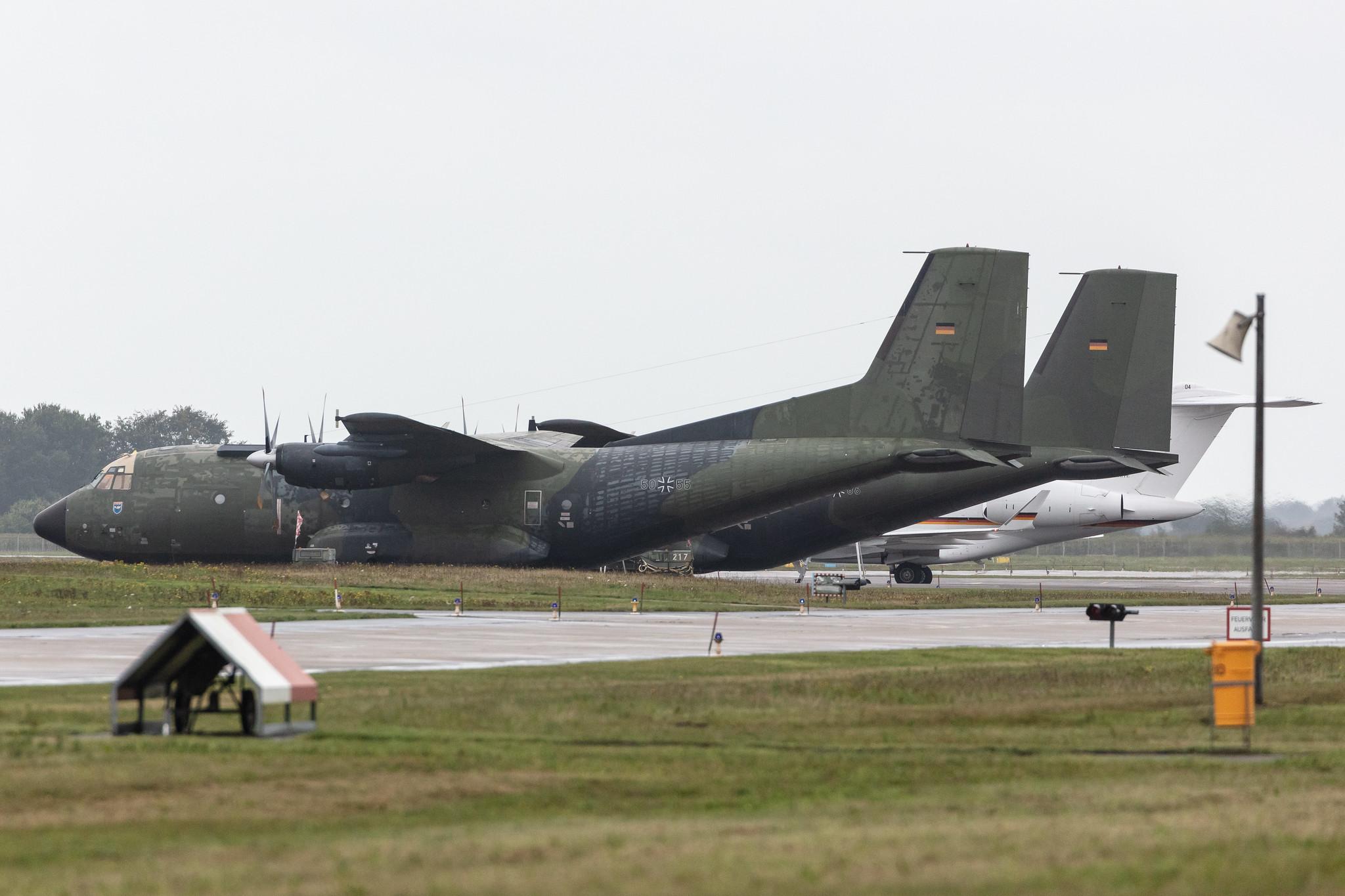Fliegerhorst Hohn: German Air Force (/ GAF) | Transall C-160D C160 | 50+55 | MSN D77