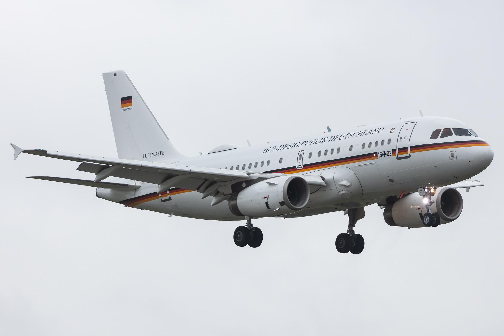 Fliegerhorst Hohn: German Air Force (/ GAF) | Airbus A319-133(CJ) A319 | 15+02 | MSN 4060
