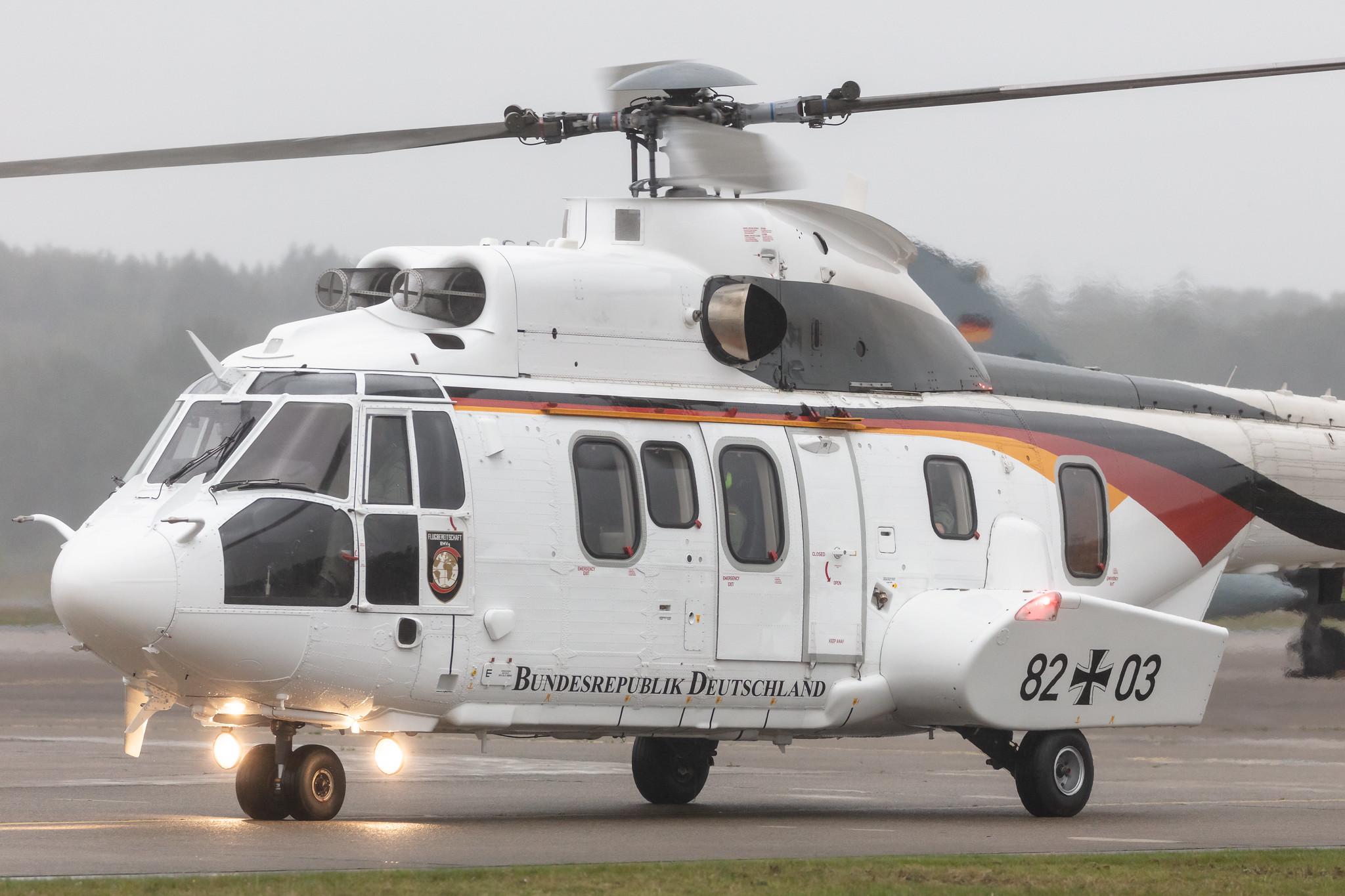 Fliegerhorst Hohn:  German Air Force (/ GAF) | Eurocopter AS 532 Cougar AS32 | 82+03 | MSN 2460