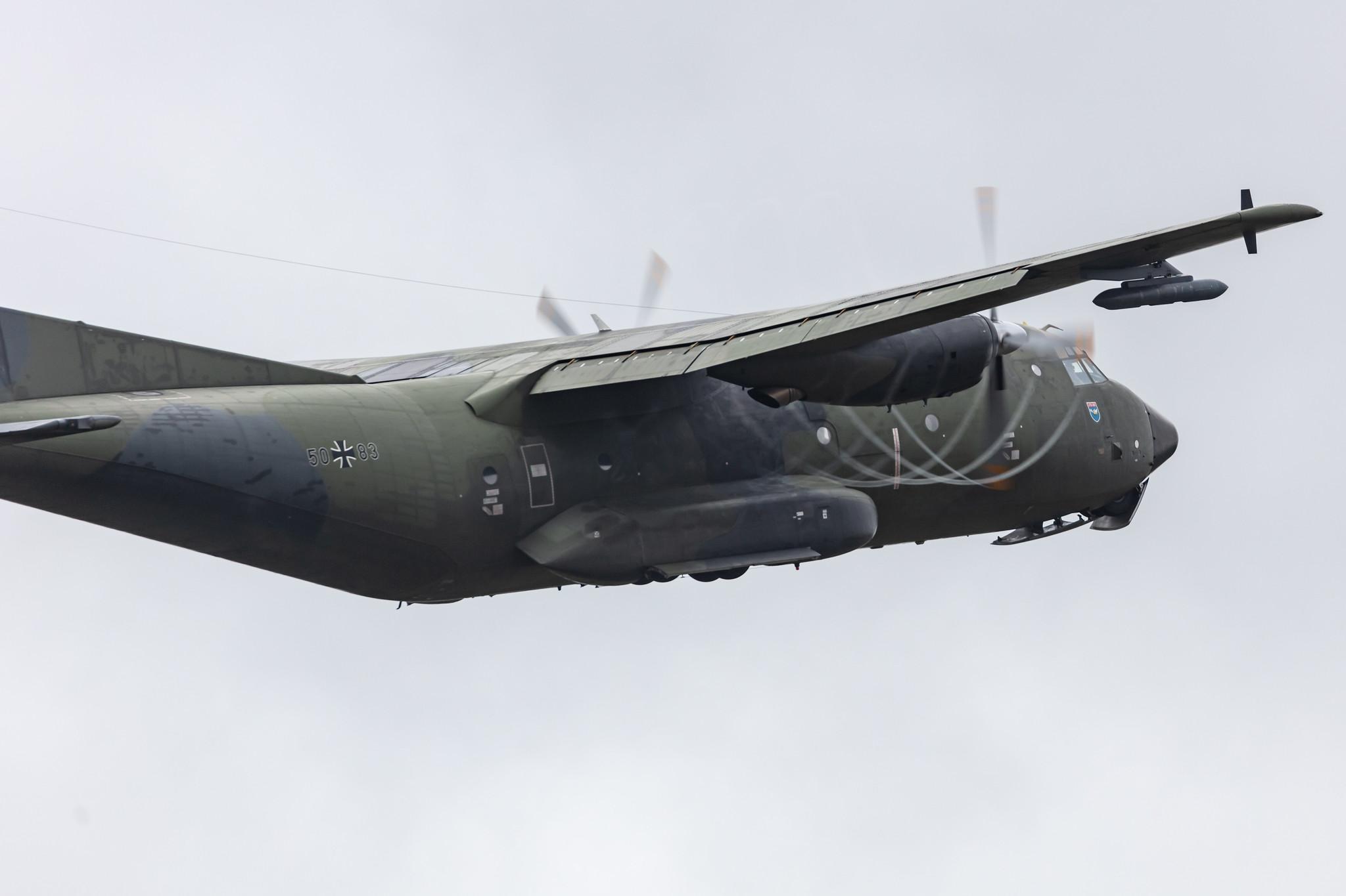 Fliegerhorst Hohn: German Air Force (/ GAF) | Transall C-160D C160 | 50+83 | MSN D120