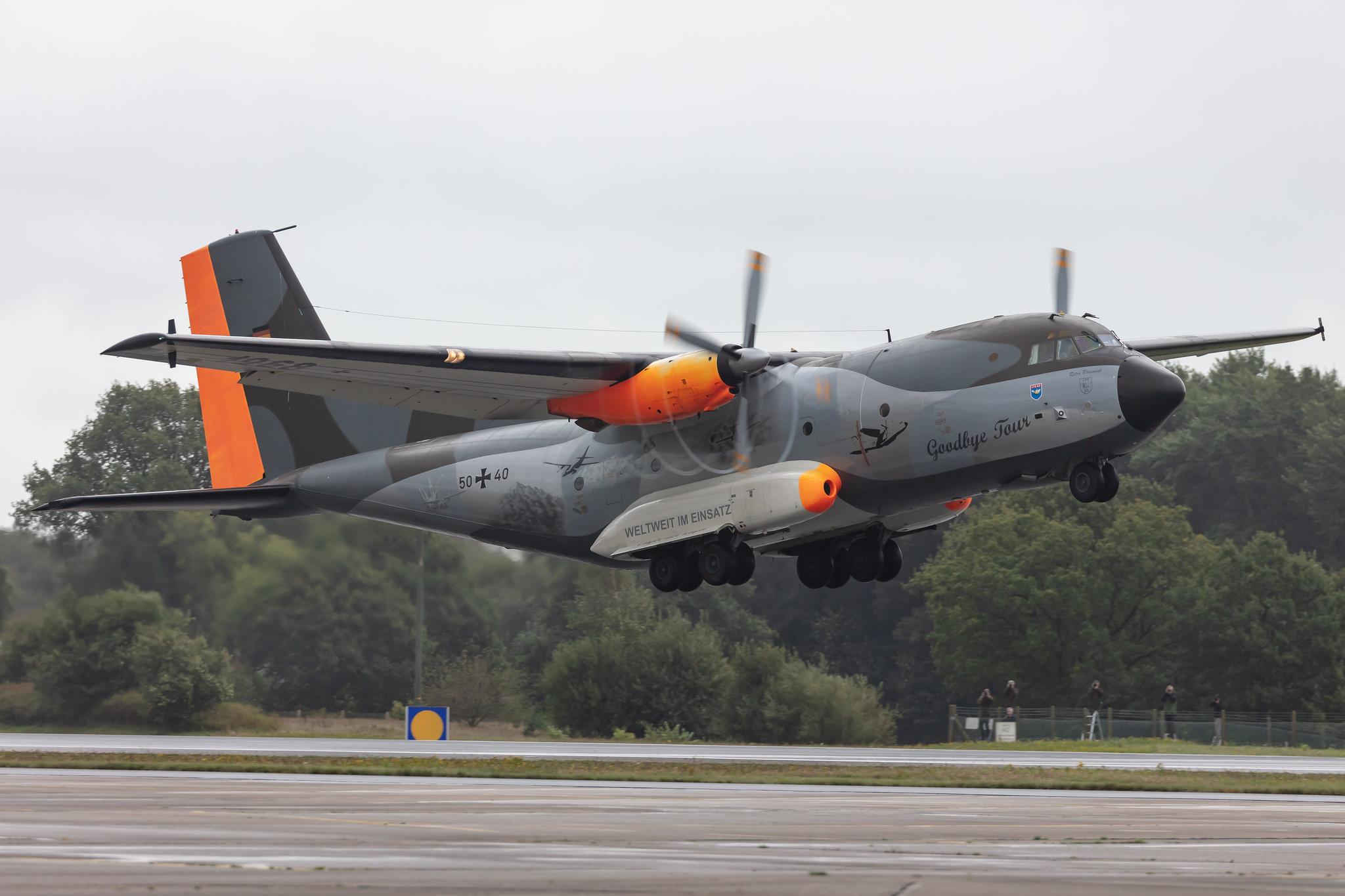 Fliegerhorst Hohn: German Air Force (/ GAF) | Transall C-160D C160 | 50+40 | MSN D62