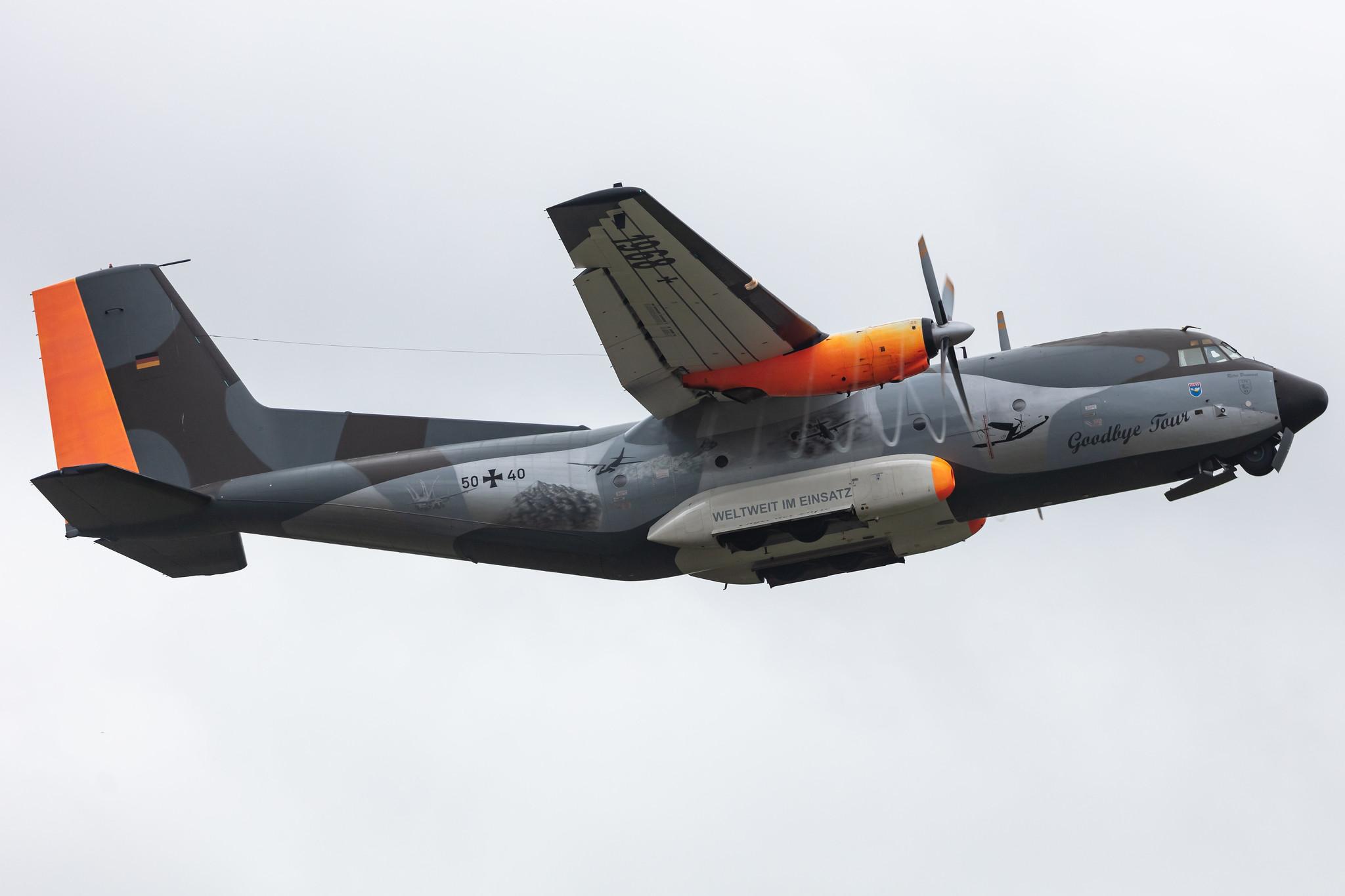 Fliegerhorst Hohn: German Air Force (/ GAF) | Transall C-160D C160 | 50+40 | MSN D62