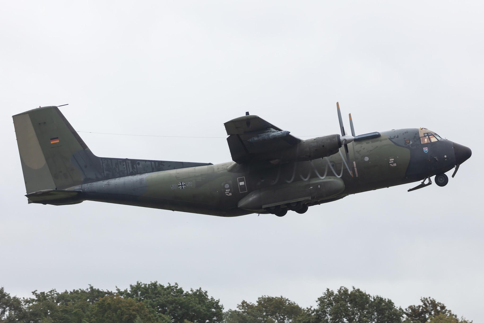 Fliegerhorst Hohn: German Air Force (/ GAF) | Transall C-160D C160 | 50+51 | MSN D73