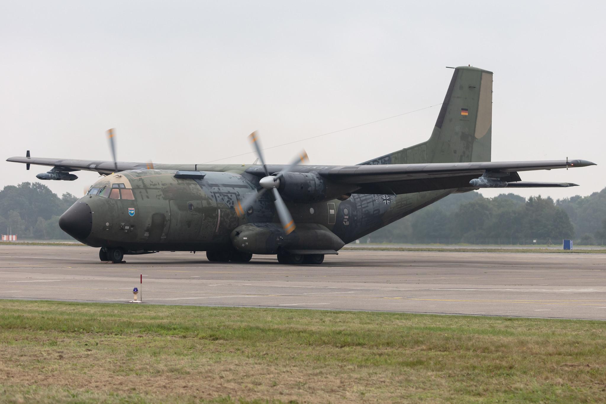 Fliegerhorst Hohn: German Air Force (/ GAF) | Transall C-160D C160 | 50+51 | MSN D73