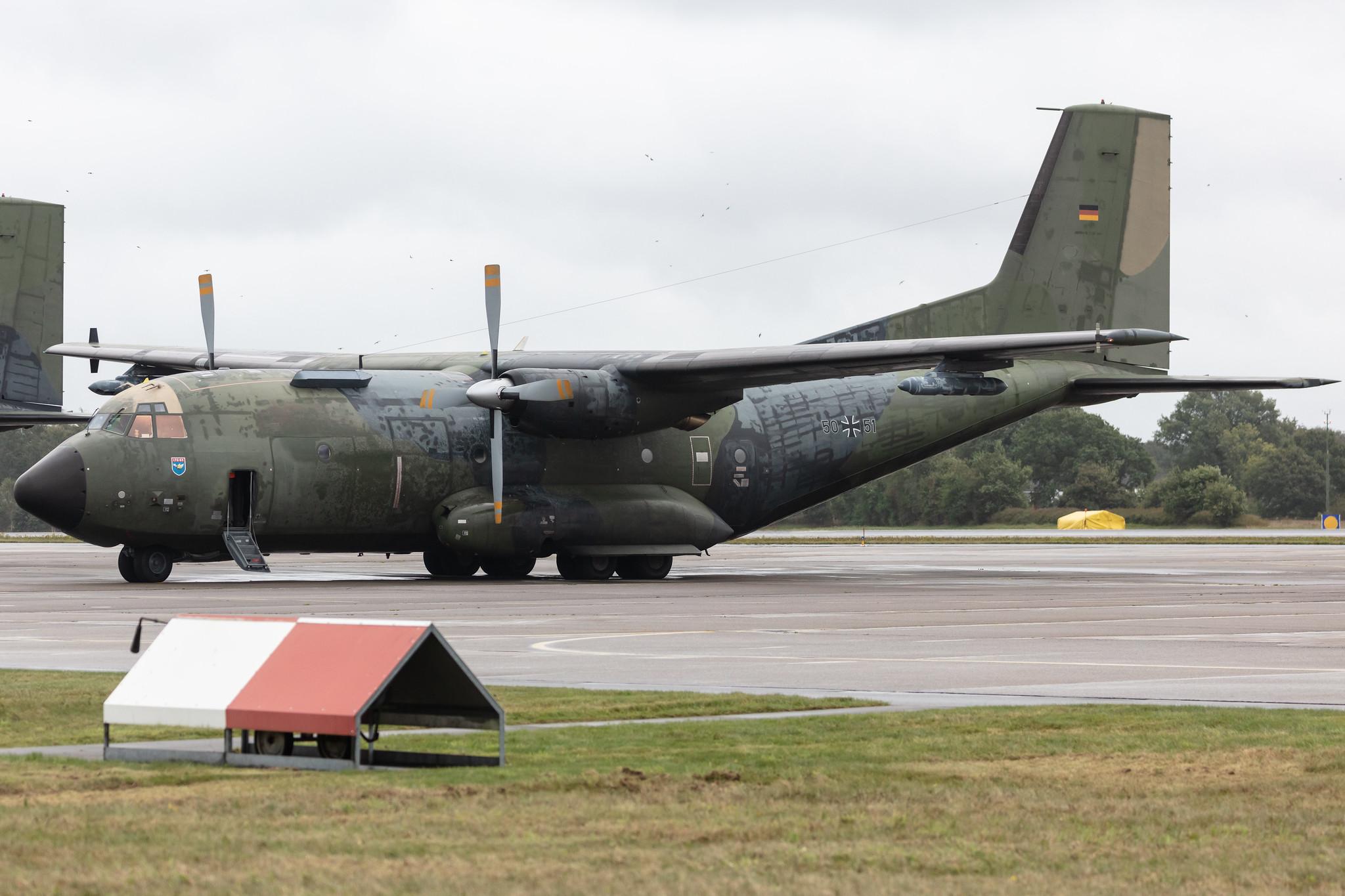 Fliegerhorst Hohn: German Air Force (/ GAF) | Transall C-160D C160 | 50+51 | MSN D73