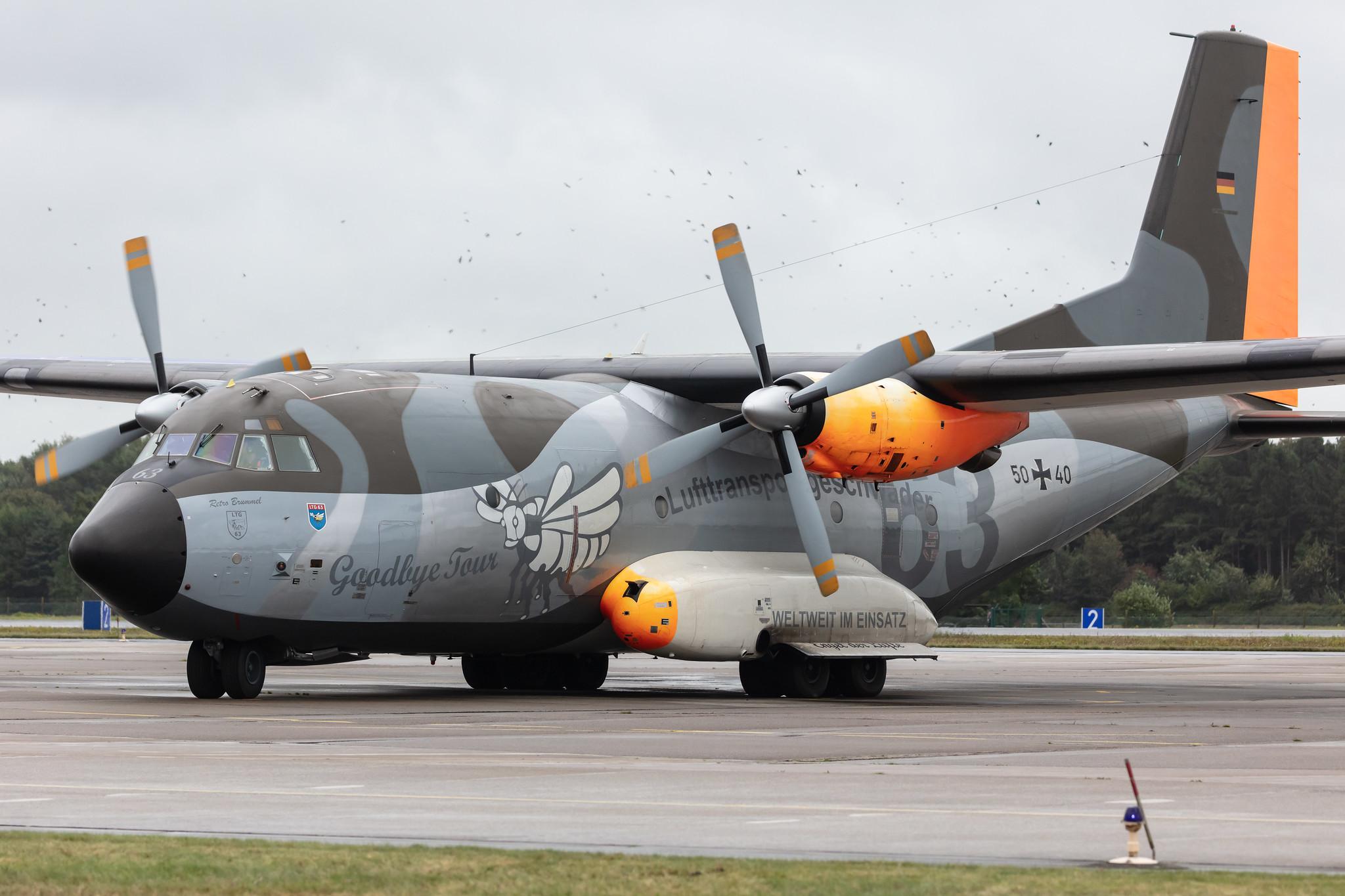Fliegerhorst Hohn: German Air Force (/ GAF) | Transall C-160D C160 | 50+40 | MSN D62