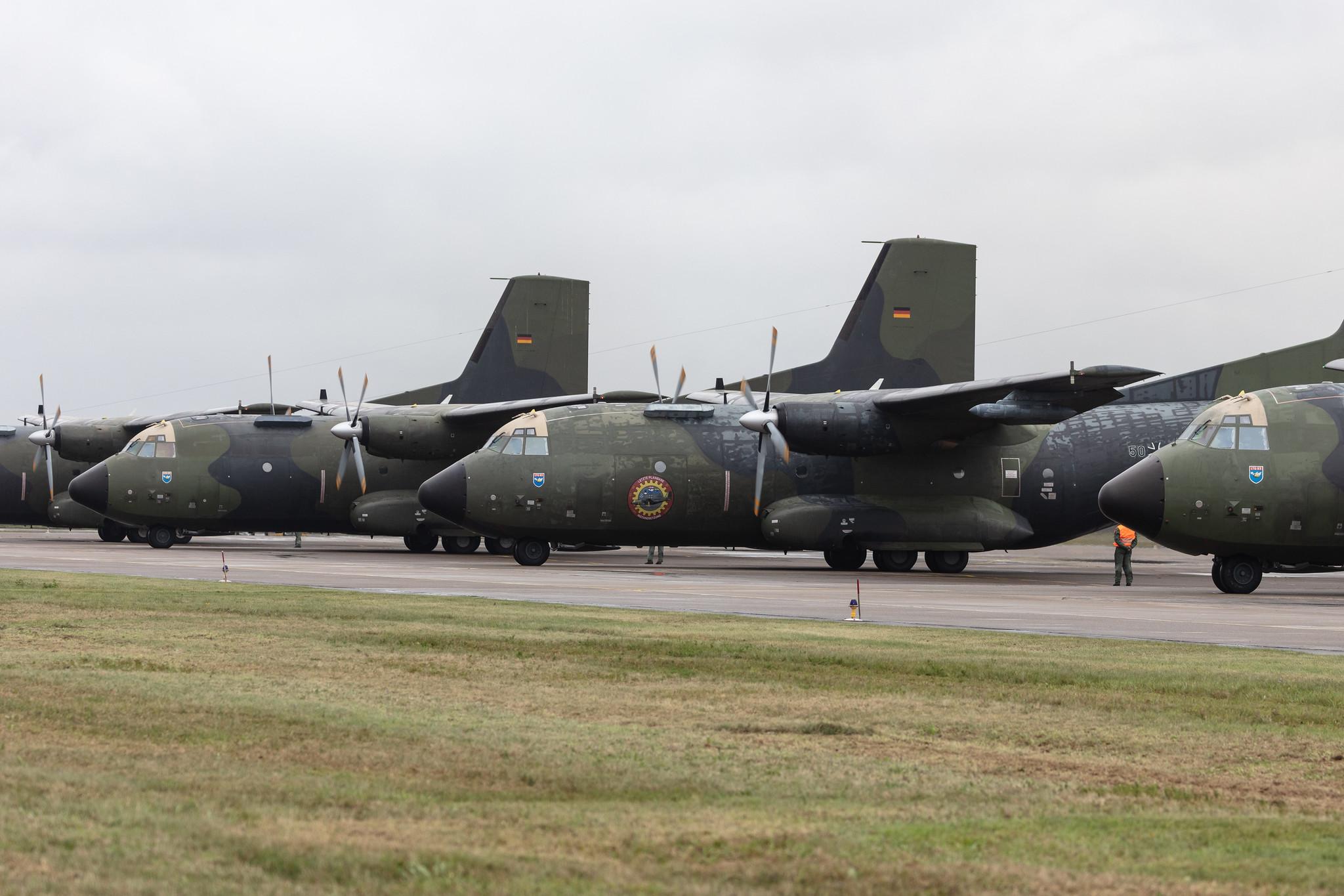 Fliegerhorst Hohn: German Air Force (/ GAF) | Transall C-160D C160 | 50+36 | MSN D58