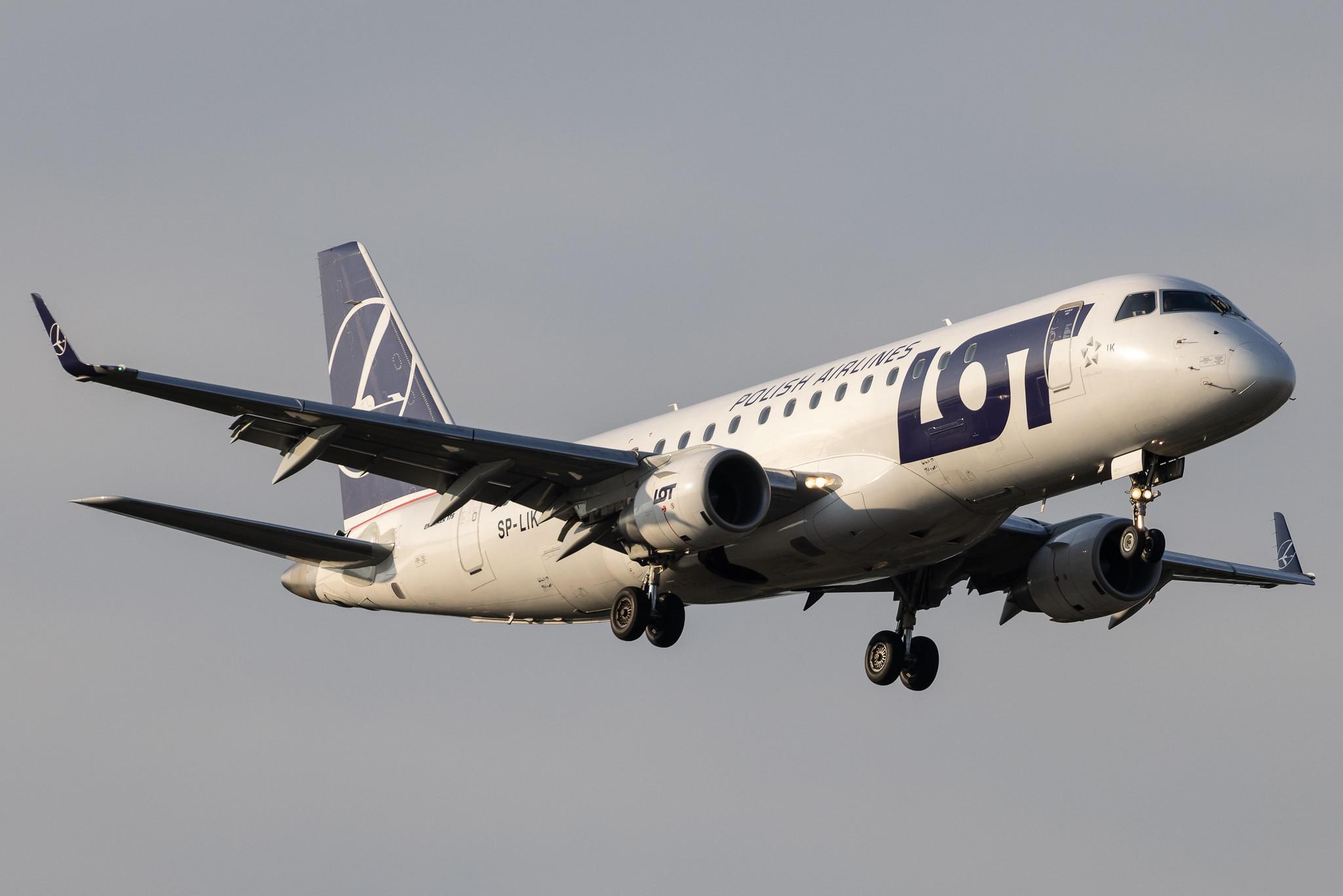 Hamburg Airport: LOT (LO / LOT) | Embraer E175LR E75S | SP-LIK | MSN 17000303